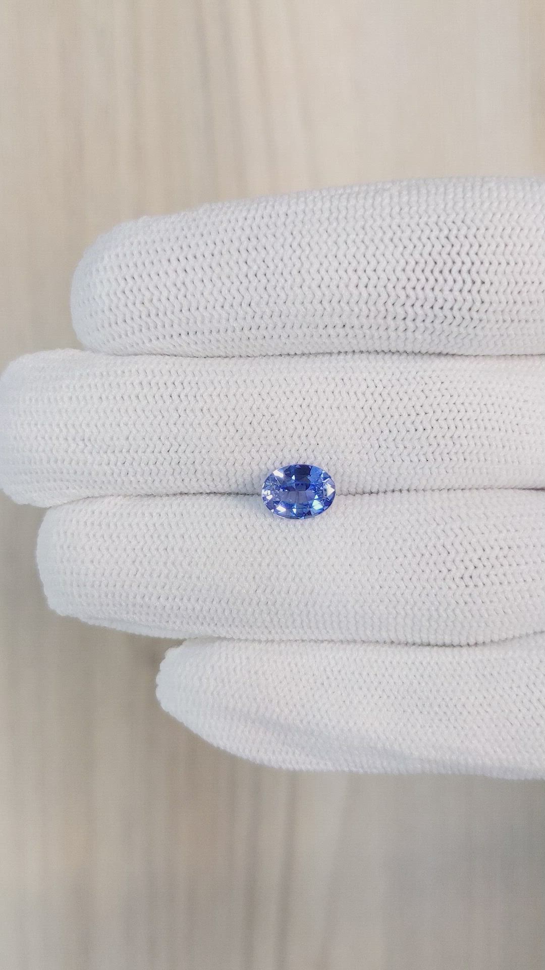 1.56 Ct. Blue Sapphire from Ceylon (Sri Lanka) Size Video