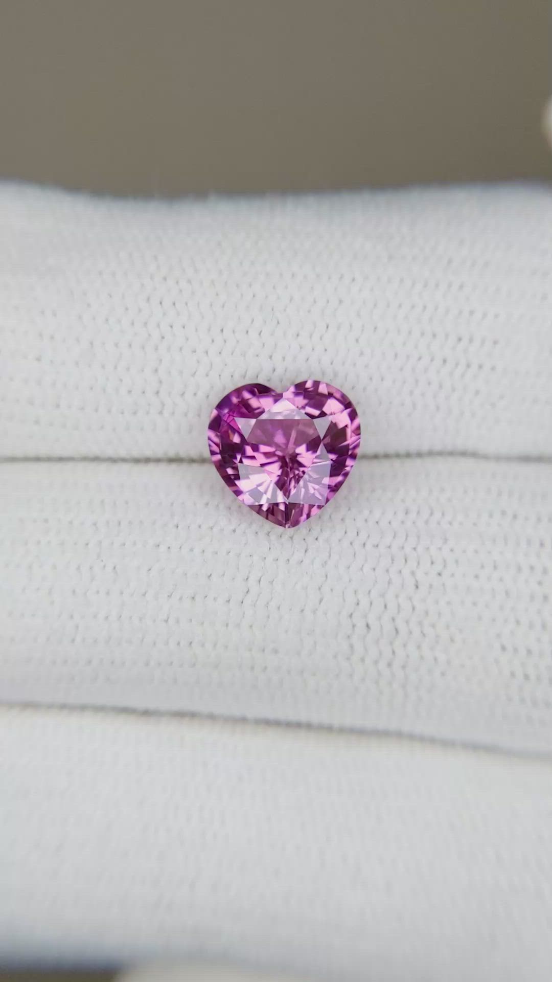 2.14 Ct. Pink Sapphire from Ceylon (Sri Lanka) Size Video