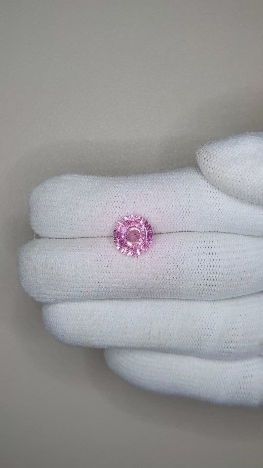 3.12 Ct. Pink Sapphire from Ceylon (Sri Lanka) Size Video