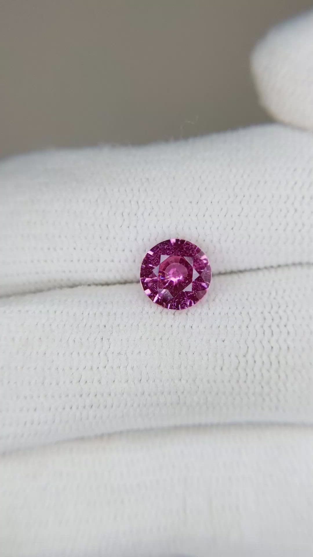1.46 Ct. Pink Sapphire from Ceylon (Sri Lanka) Size Video