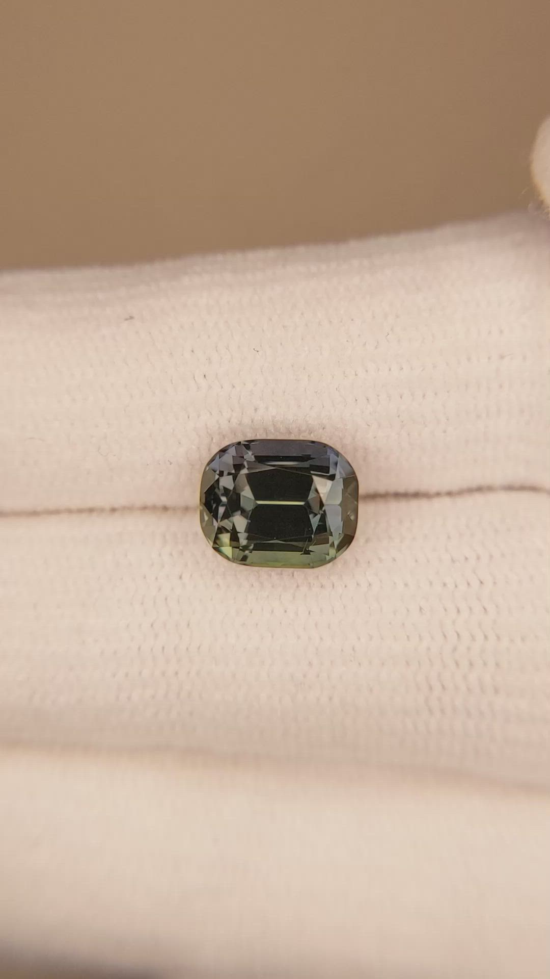 3.49 Ct. Color Change Sapphire from Ceylon (Sri Lanka) Size Video