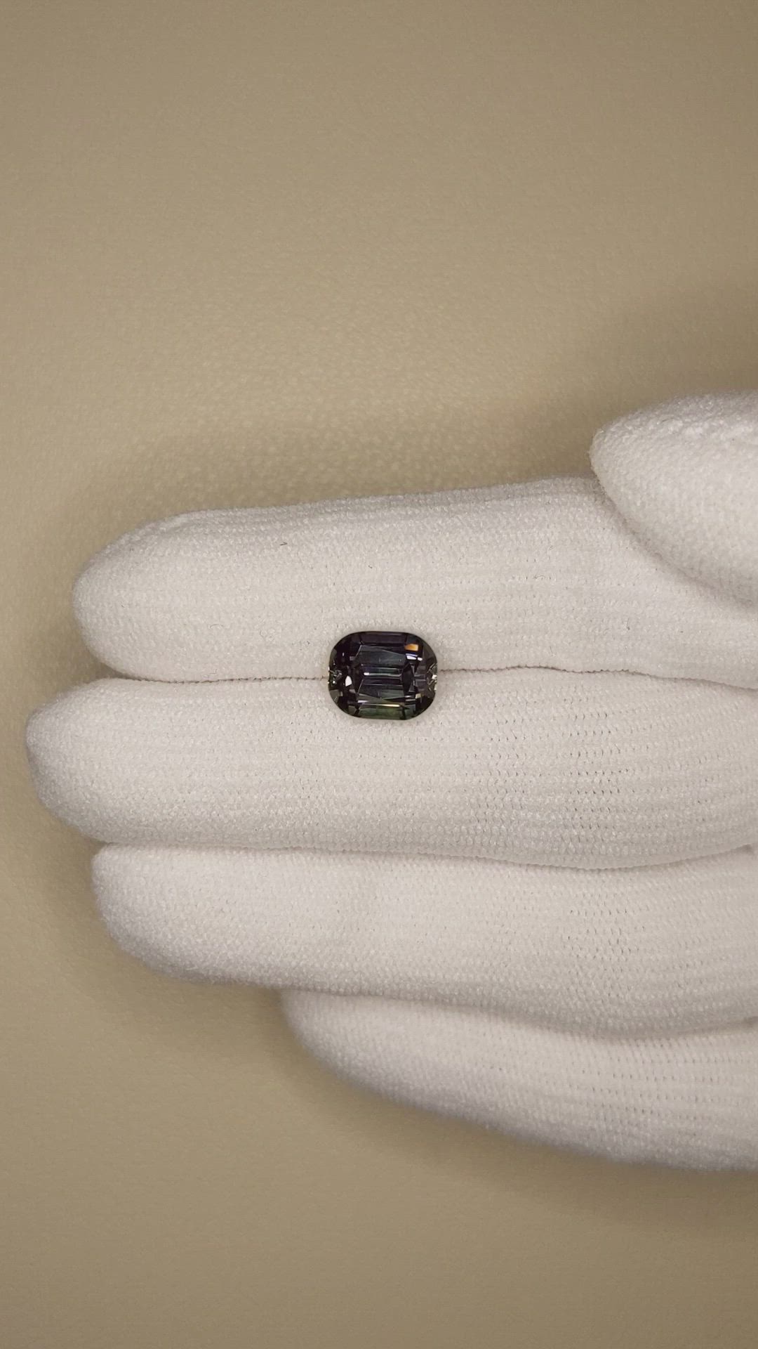 3.49 Ct. Color Change Sapphire from Ceylon (Sri Lanka) Size Video