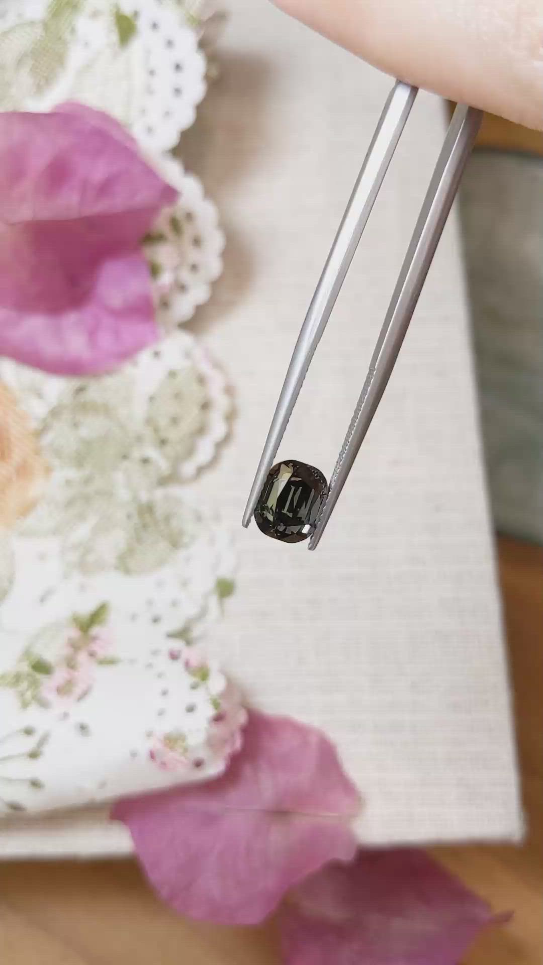 3.49 Ct. Color Change Sapphire from Ceylon (Sri Lanka) Size Video