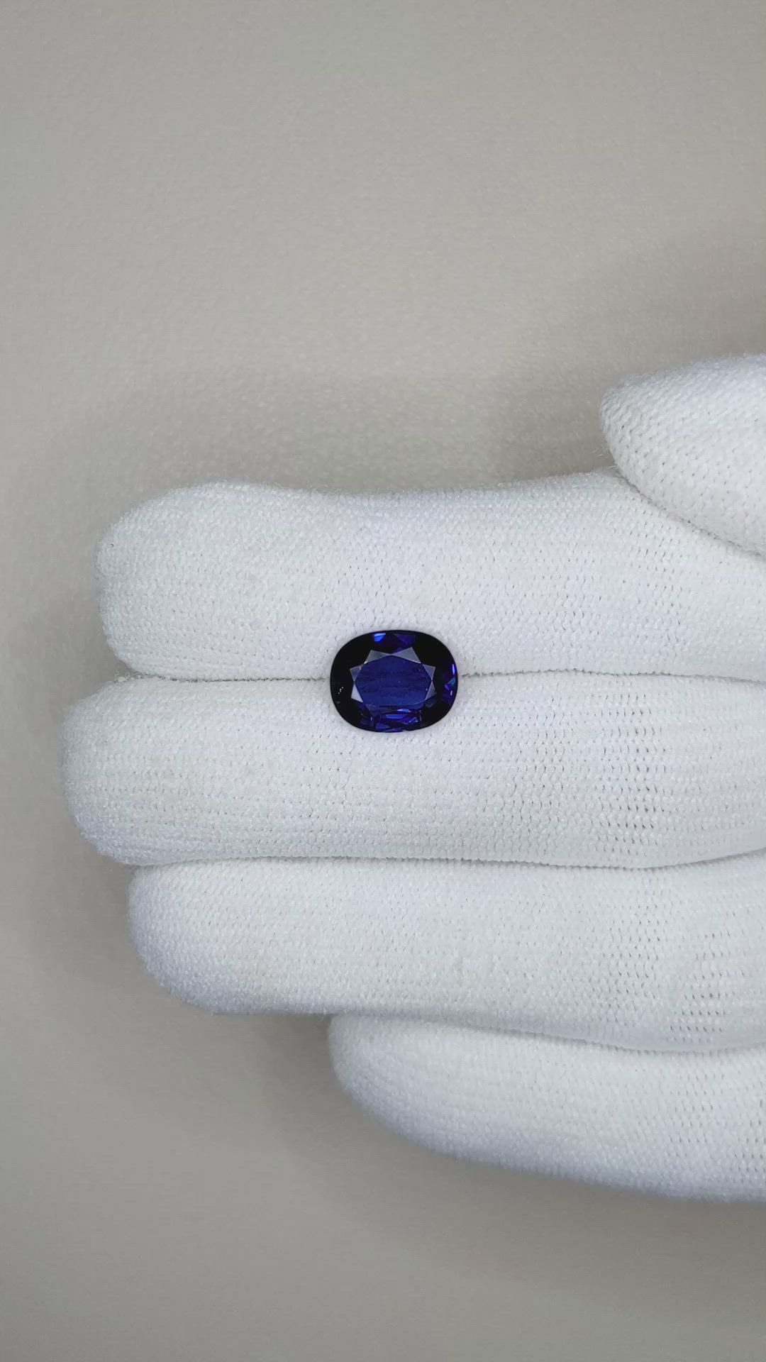3.02 Ct. Blue Sapphire from Madagascar Size Video