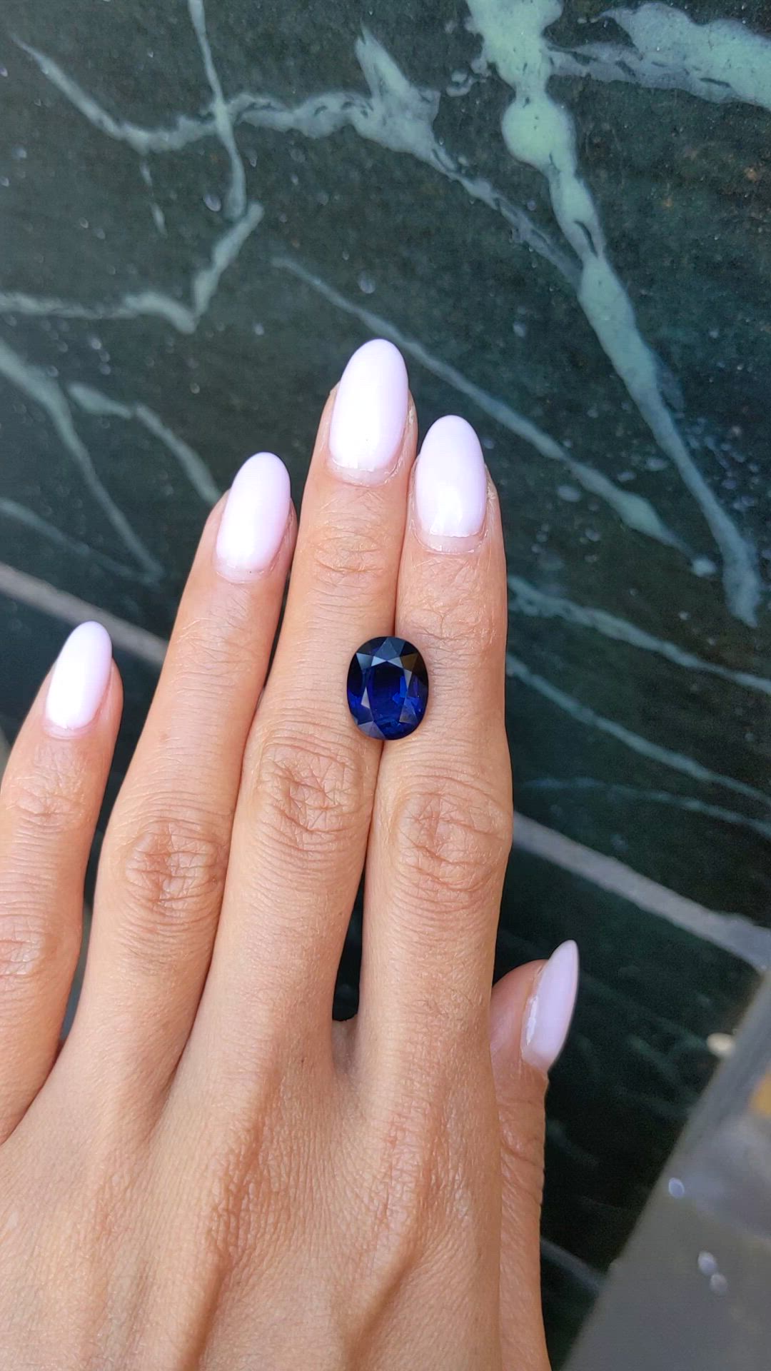 7.92 Ct. Blue Sapphire from Madagascar Size Video