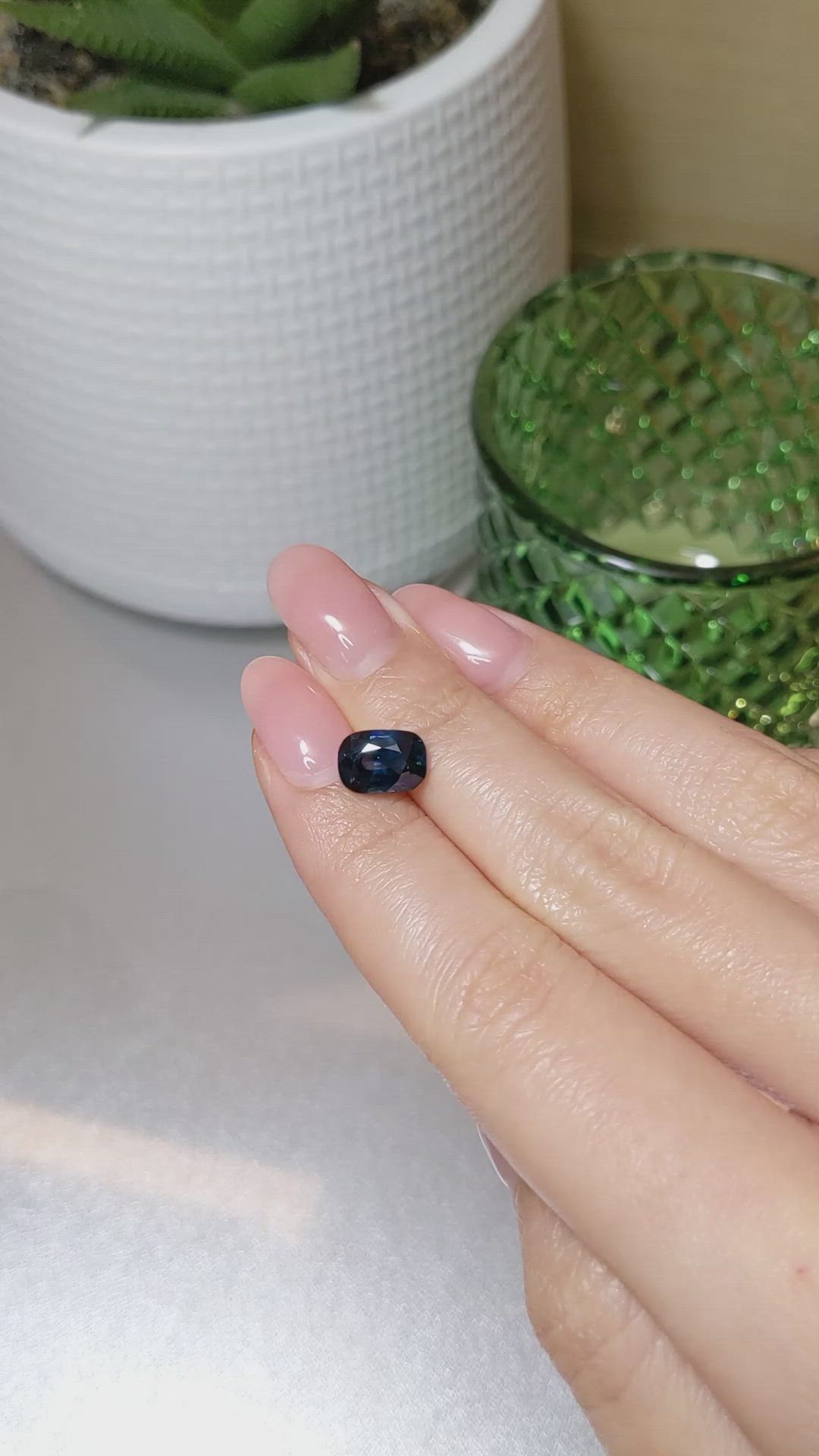 2.78 Ct. Blue Sapphire from Madagascar Size Video