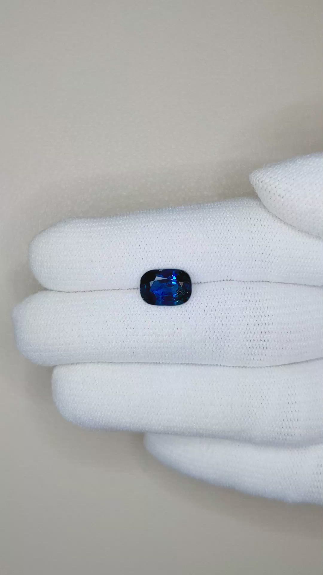 2.78 Ct. Blue Sapphire from Madagascar Size Video