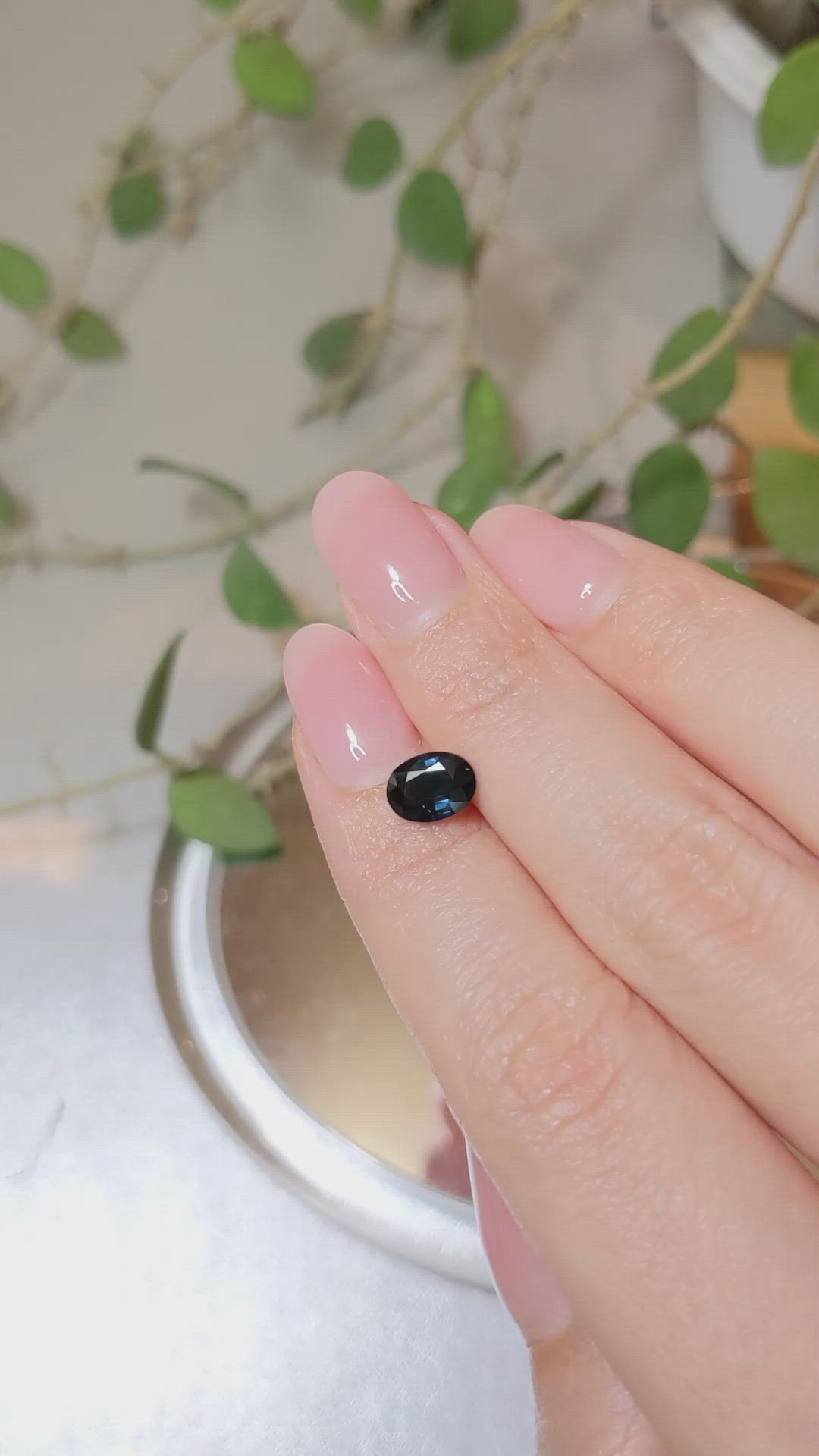 1.45 Ct. Blue Sapphire from Ceylon (Sri Lanka) Size Video