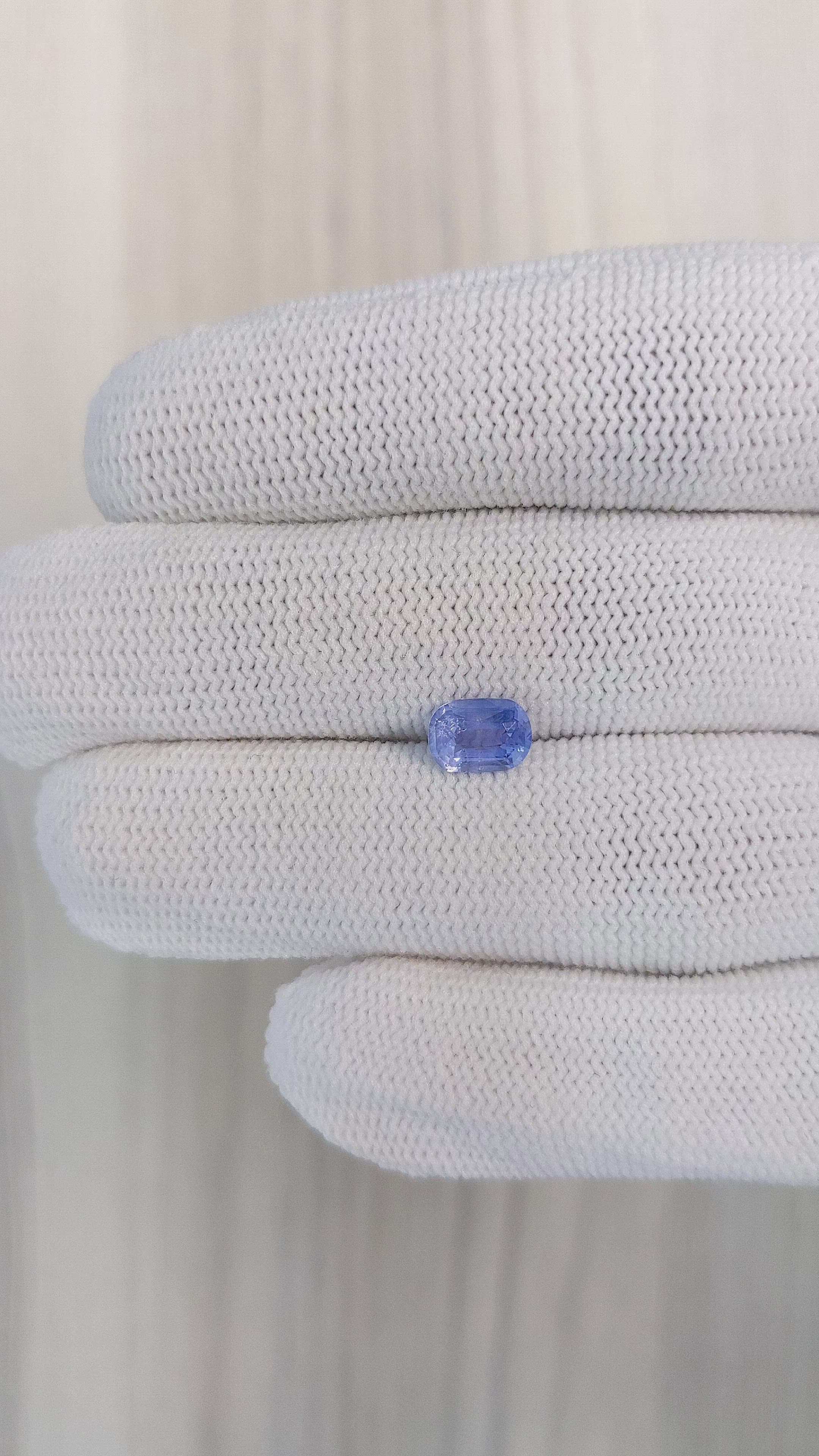 1.25 Ct. Blue Sapphire from Ceylon (Sri Lanka) Size Video