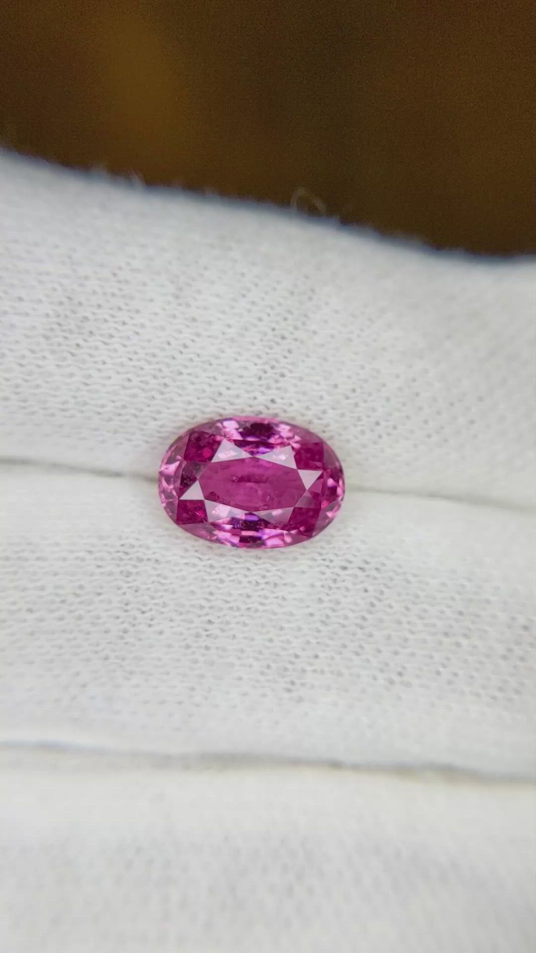 3.40 Ct. Pink Sapphire from Ceylon (Sri Lanka) Size Video