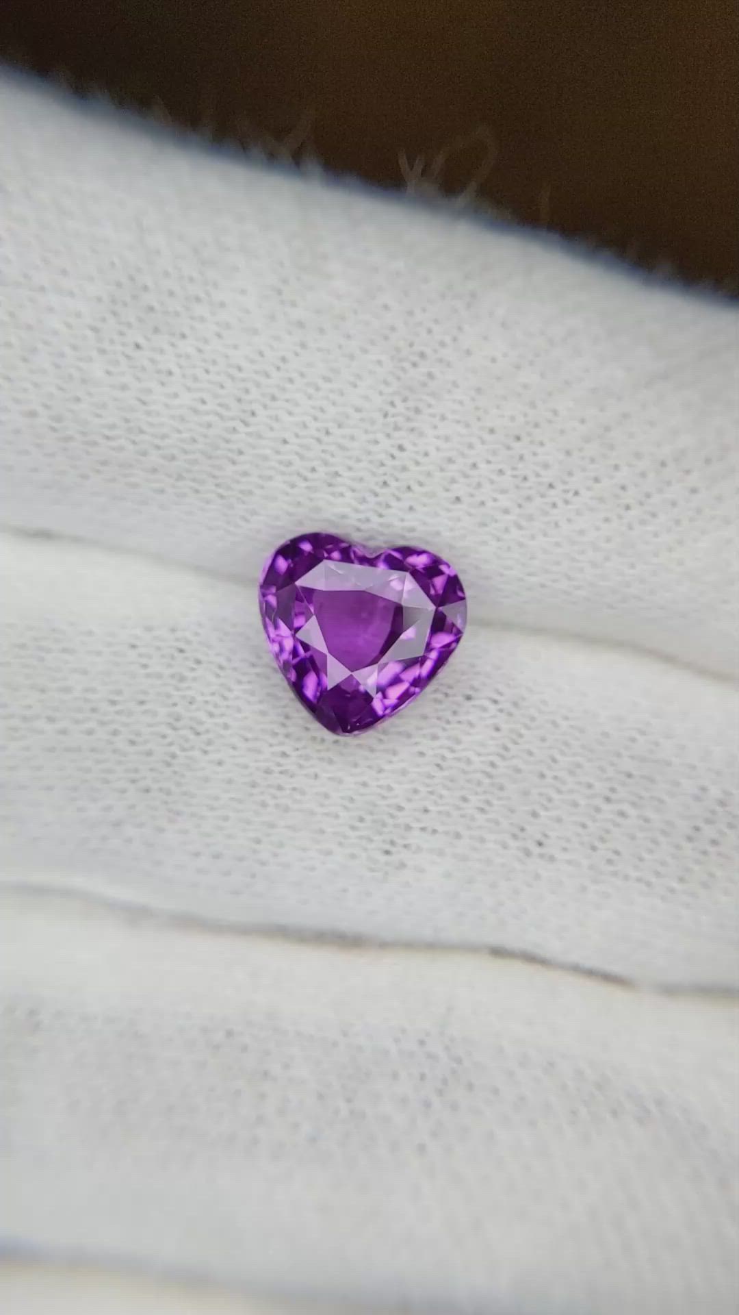 3.04 Ct. Purple Sapphire from Ceylon (Sri Lanka) Size Video