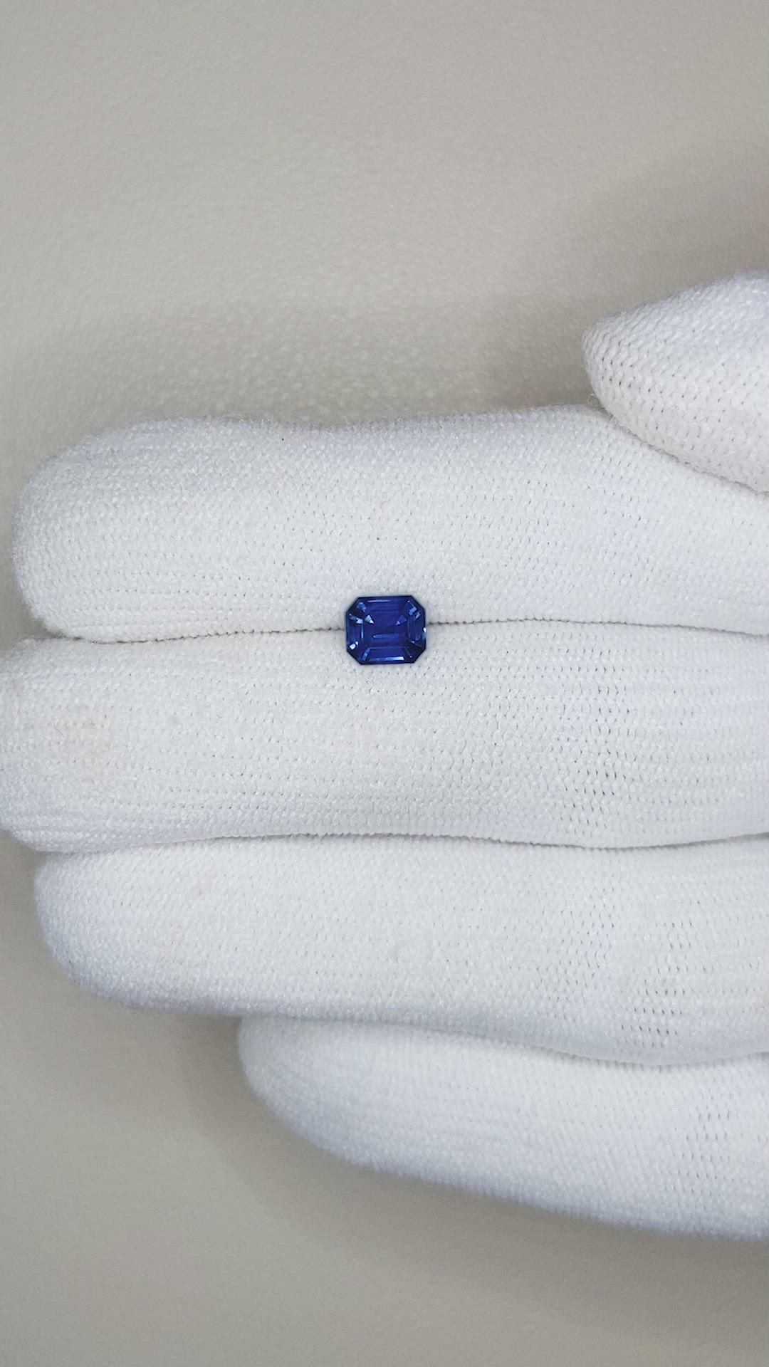 0.88 Ct. Blue Sapphire from Madagascar Size Video