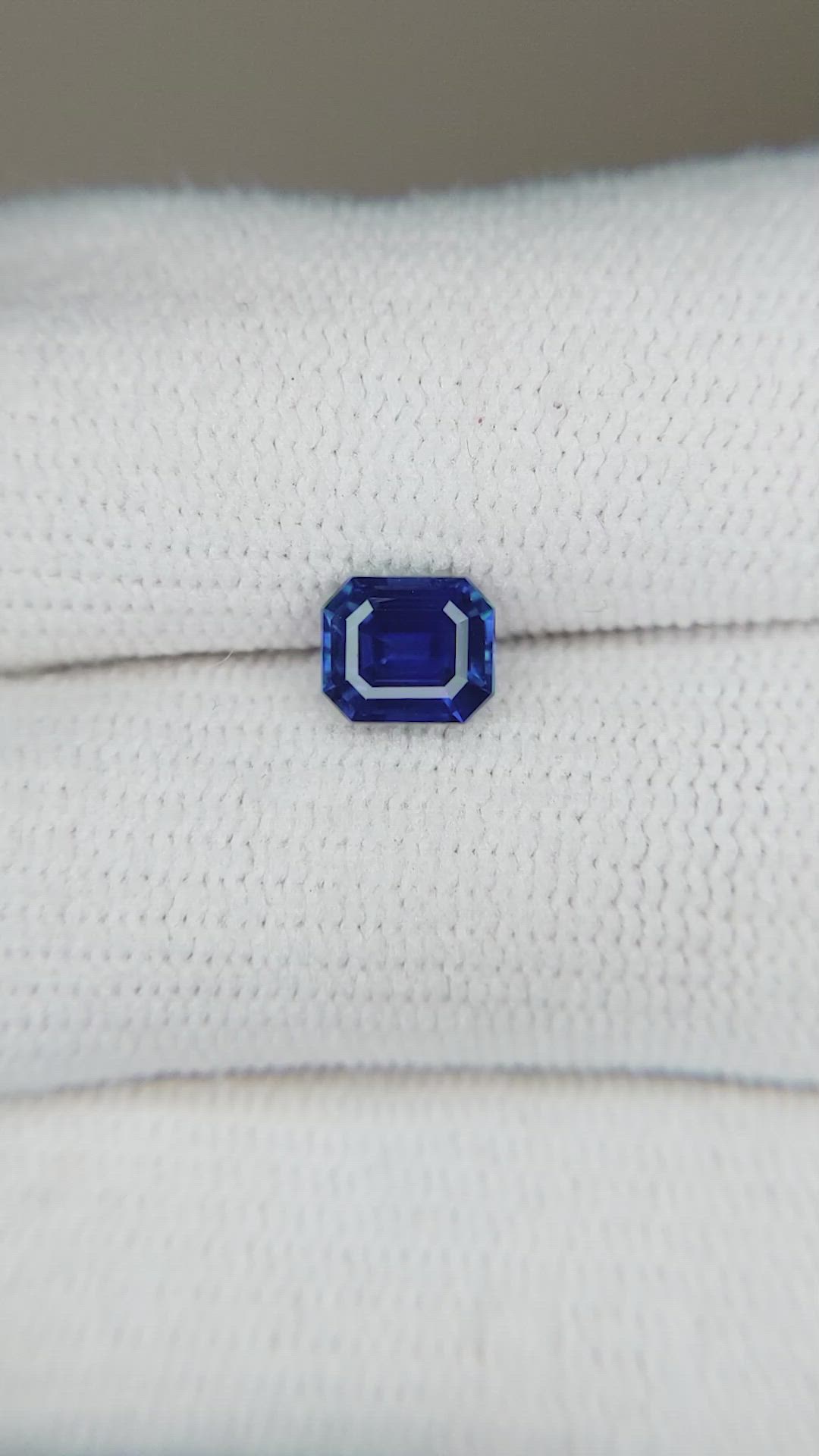 0.88 Ct. Blue Sapphire from Madagascar Size Video