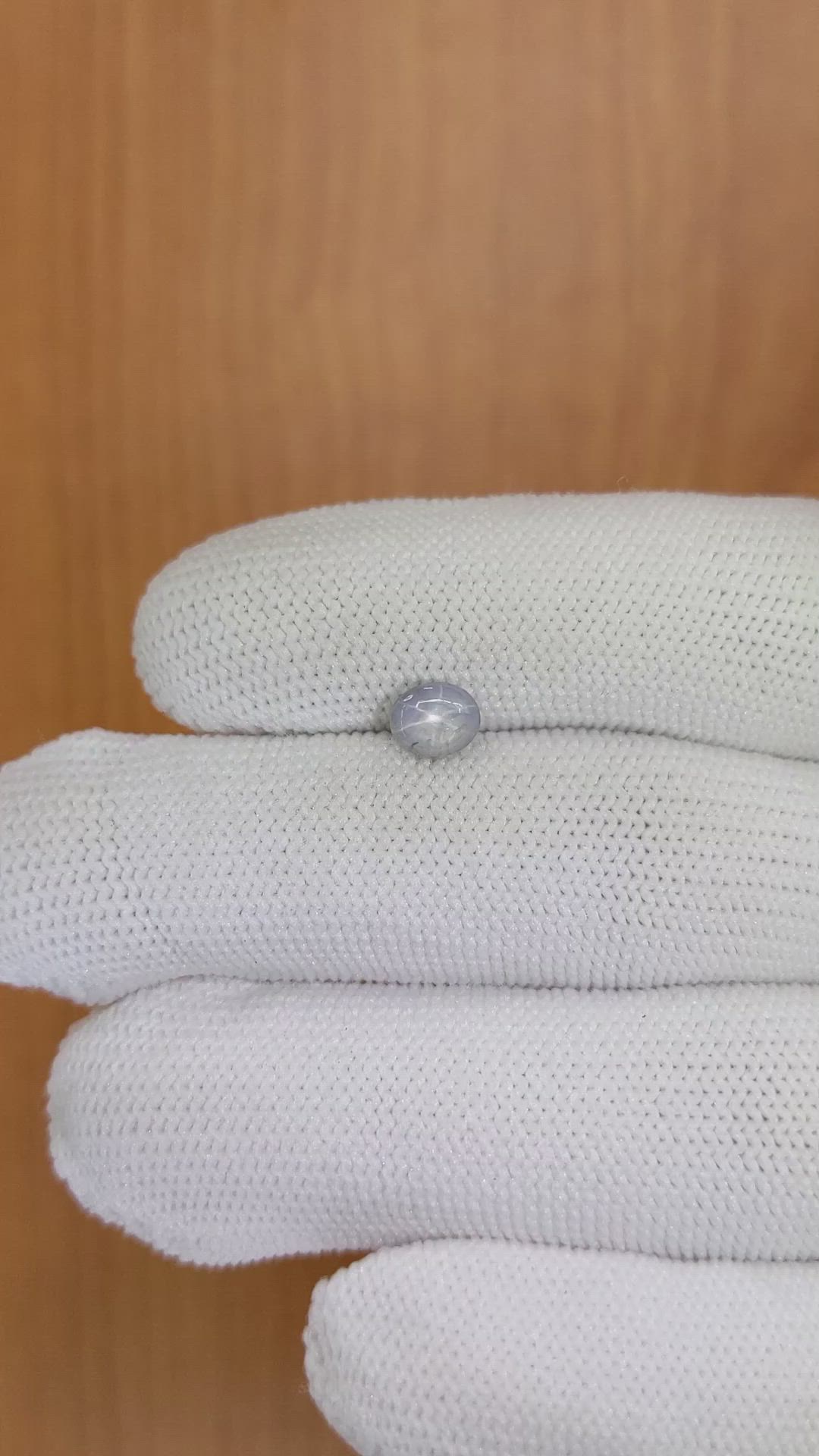 1.17 Ct. Grey Star Sapphire from Ceylon (Sri Lanka) Size Video