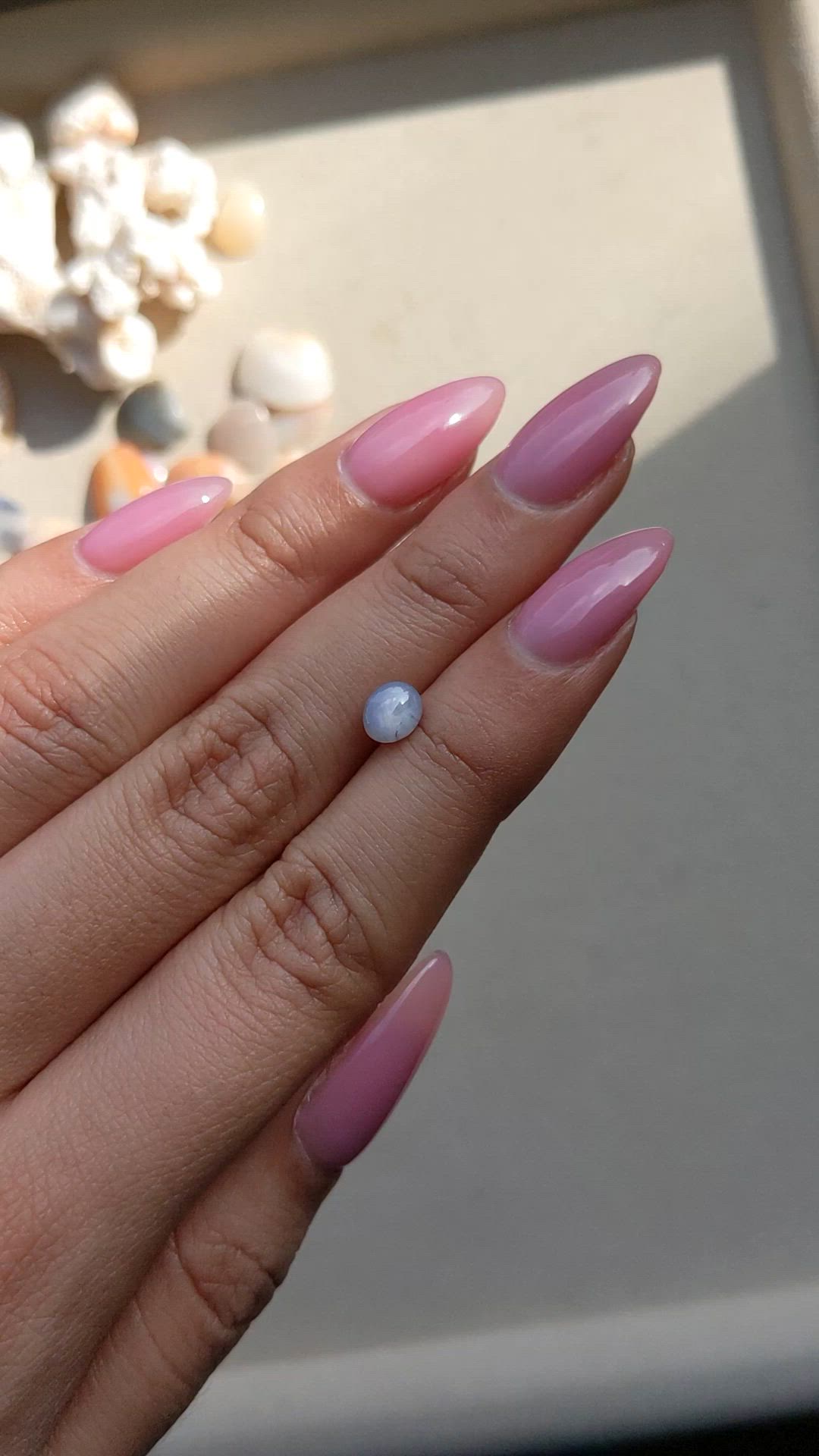 1.17 Ct. Grey Star Sapphire from Ceylon (Sri Lanka) Size Video