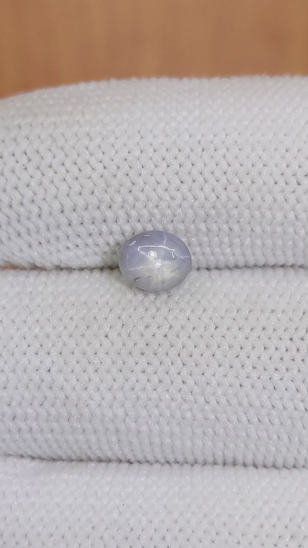 1.17 Ct. Grey Star Sapphire from Ceylon (Sri Lanka) Size Video