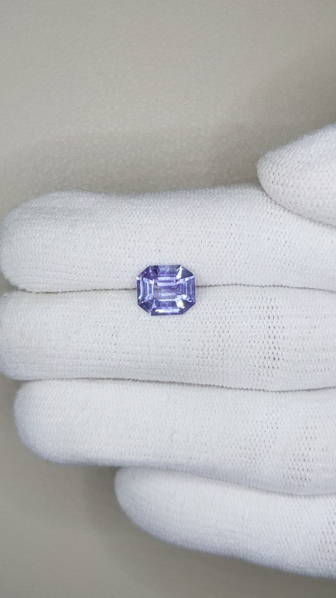 2.70 Ct. Blue Sapphire from Ceylon (Sri Lanka) Size Video