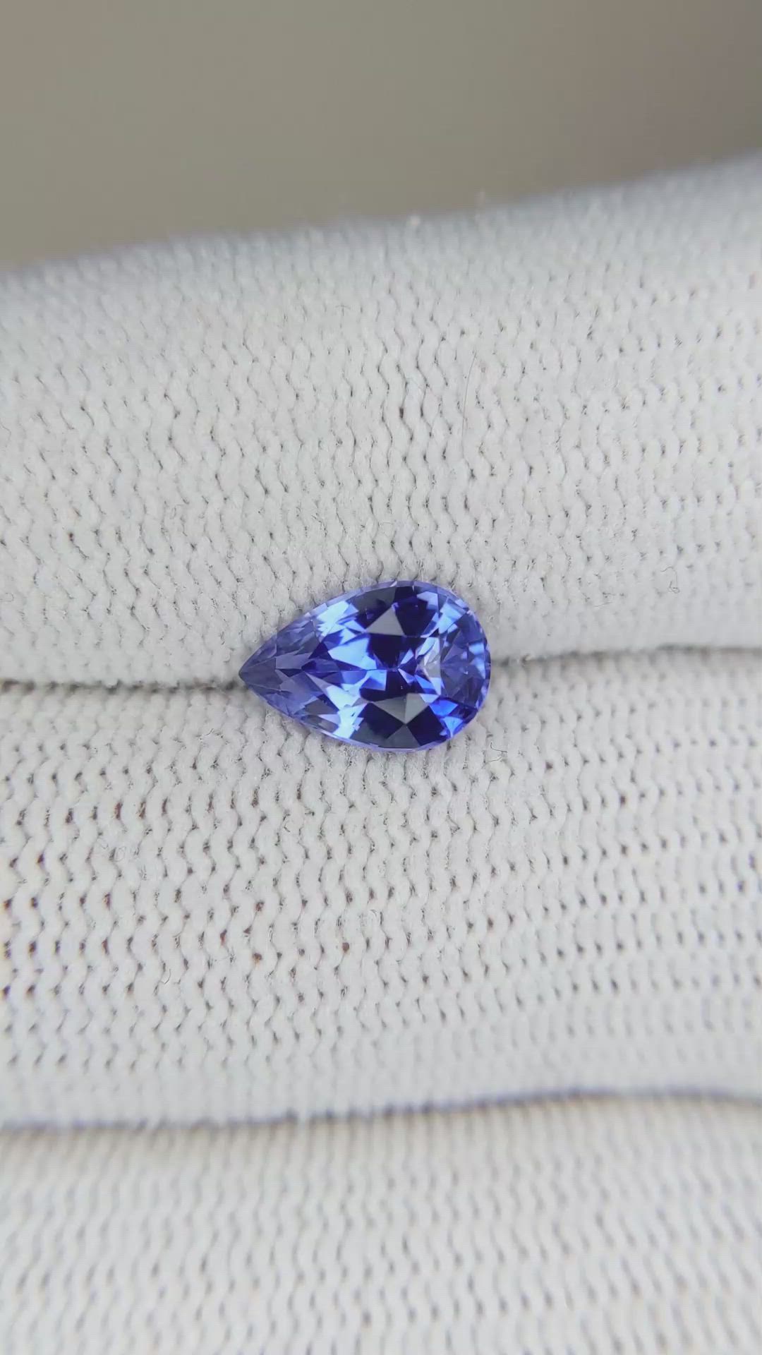 1.79 Ct. Blue Sapphire from Ceylon (Sri Lanka) Size Video