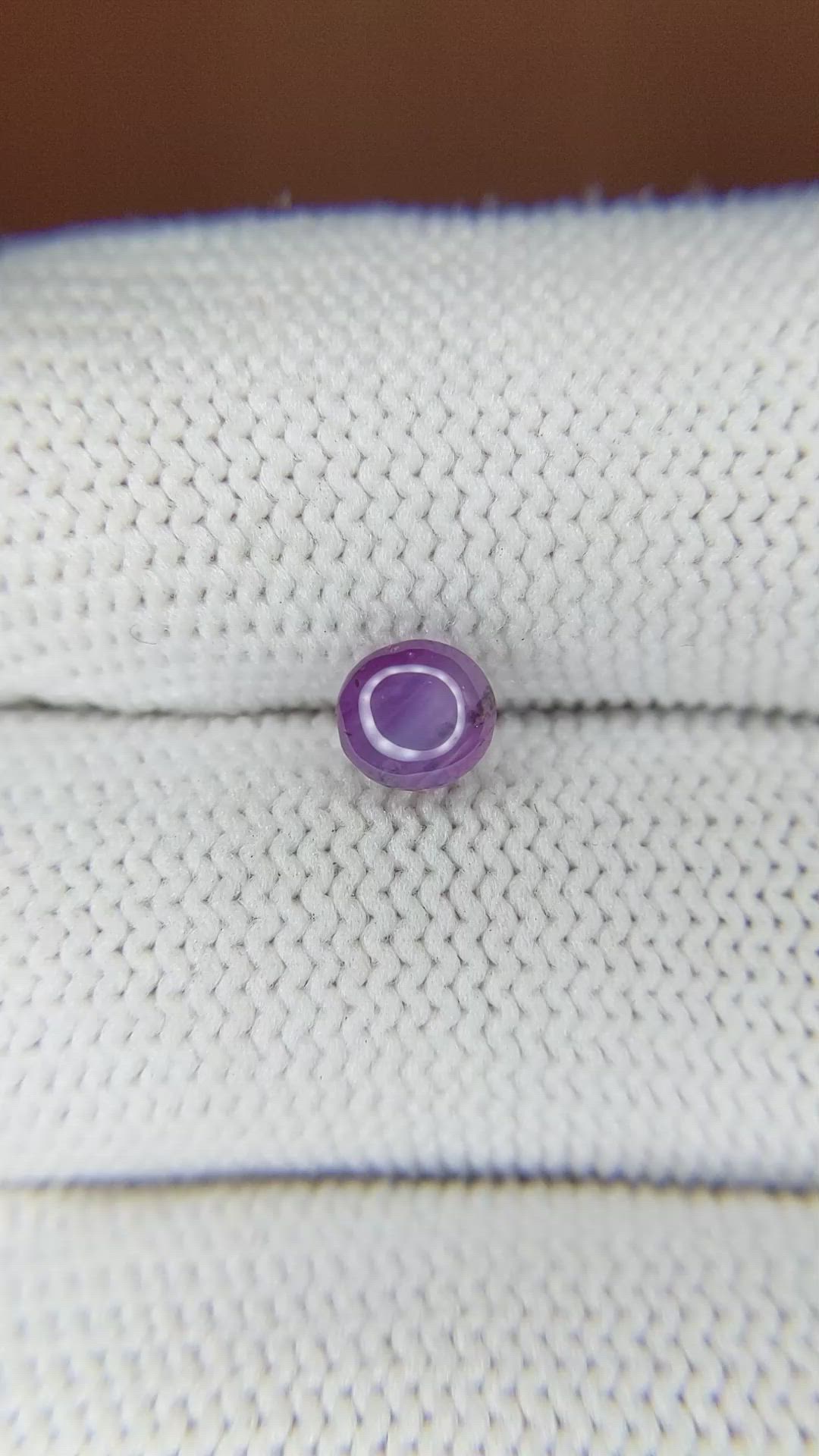 1.16 Ct. Purple Star Sapphire from Ceylon (Sri Lanka) Size Video