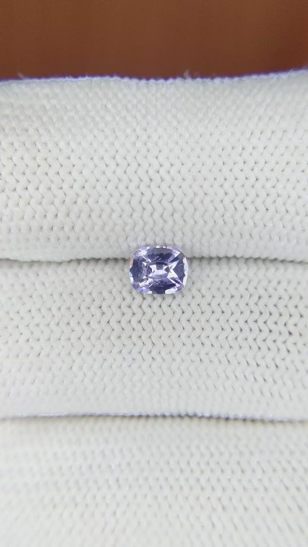 0.71 Ct. Violet Sapphire from Ceylon (Sri Lanka) Size Video