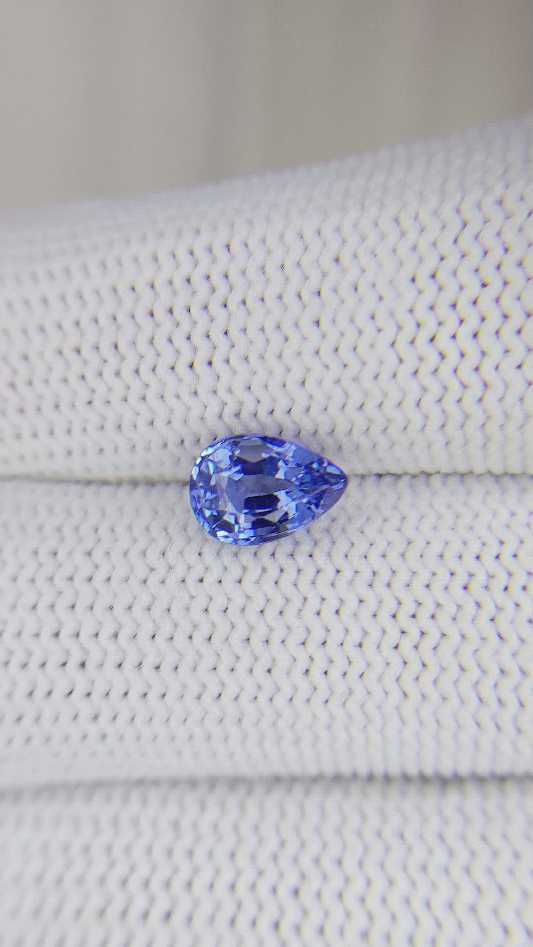 1.74 Ct. Blue Sapphire from Ceylon (Sri Lanka) Size Video