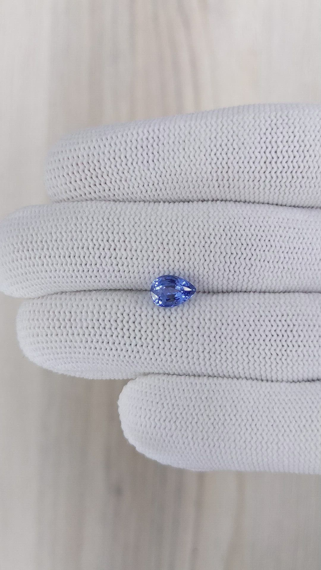 1.74 Ct. Blue Sapphire from Ceylon (Sri Lanka) Size Video