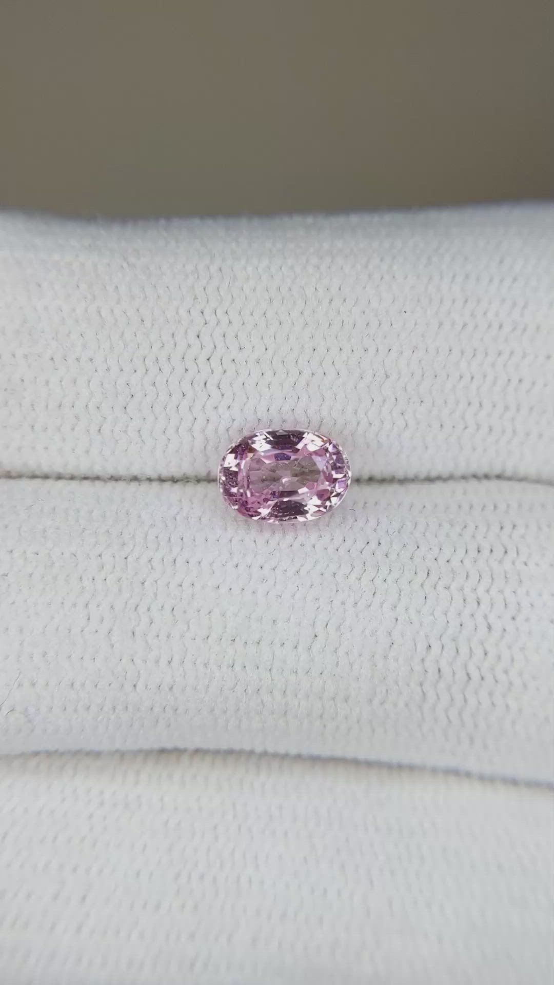 1.19 Ct. Pink Sapphire from Ceylon (Sri Lanka) Size Video