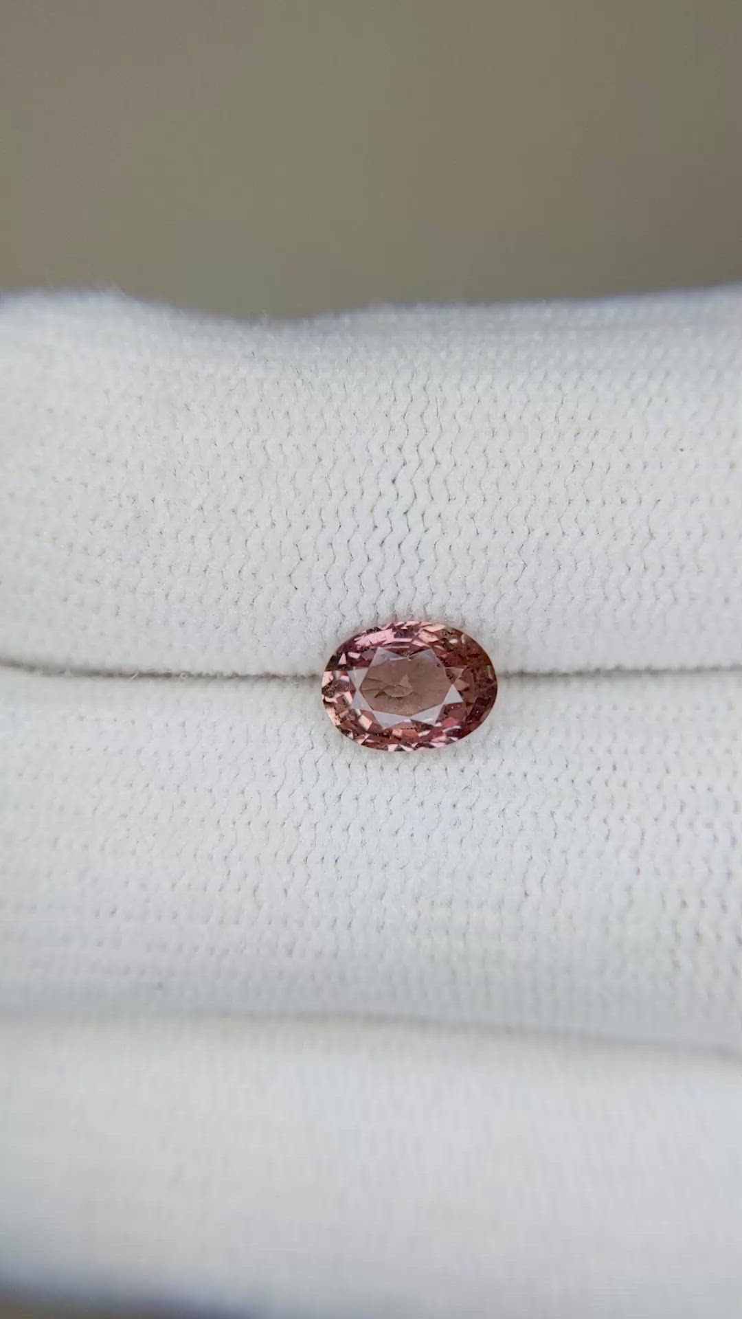 0.92 Ct. Brown Sapphire from Ceylon (Sri Lanka) Size Video