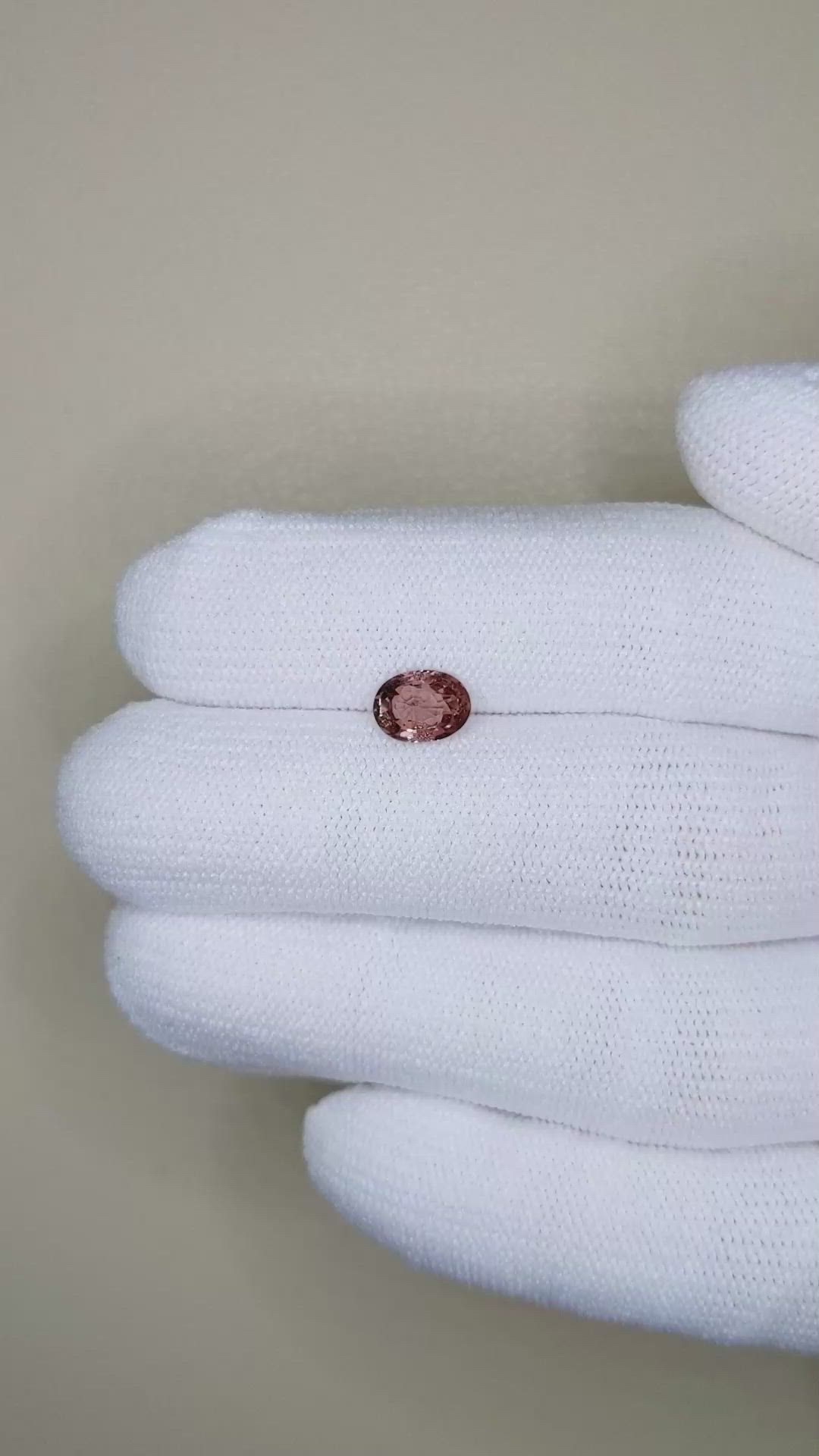 0.92 Ct. Brown Sapphire from Ceylon (Sri Lanka) Size Video