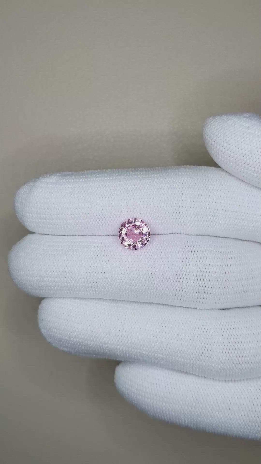 1.71 Ct. Pink Sapphire from Ceylon (Sri Lanka) Size Video