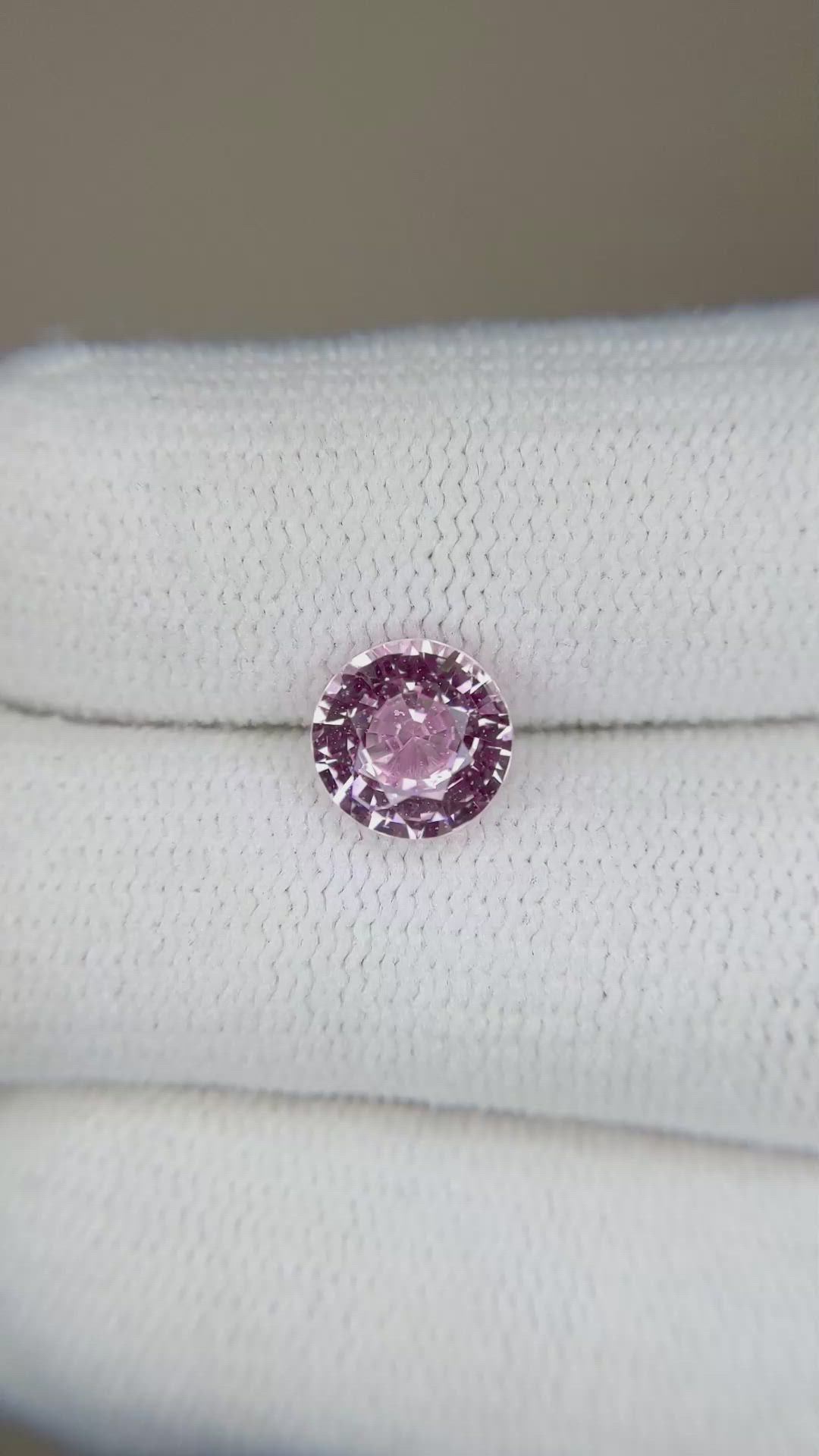 1.71 Ct. Pink Sapphire from Ceylon (Sri Lanka) Size Video