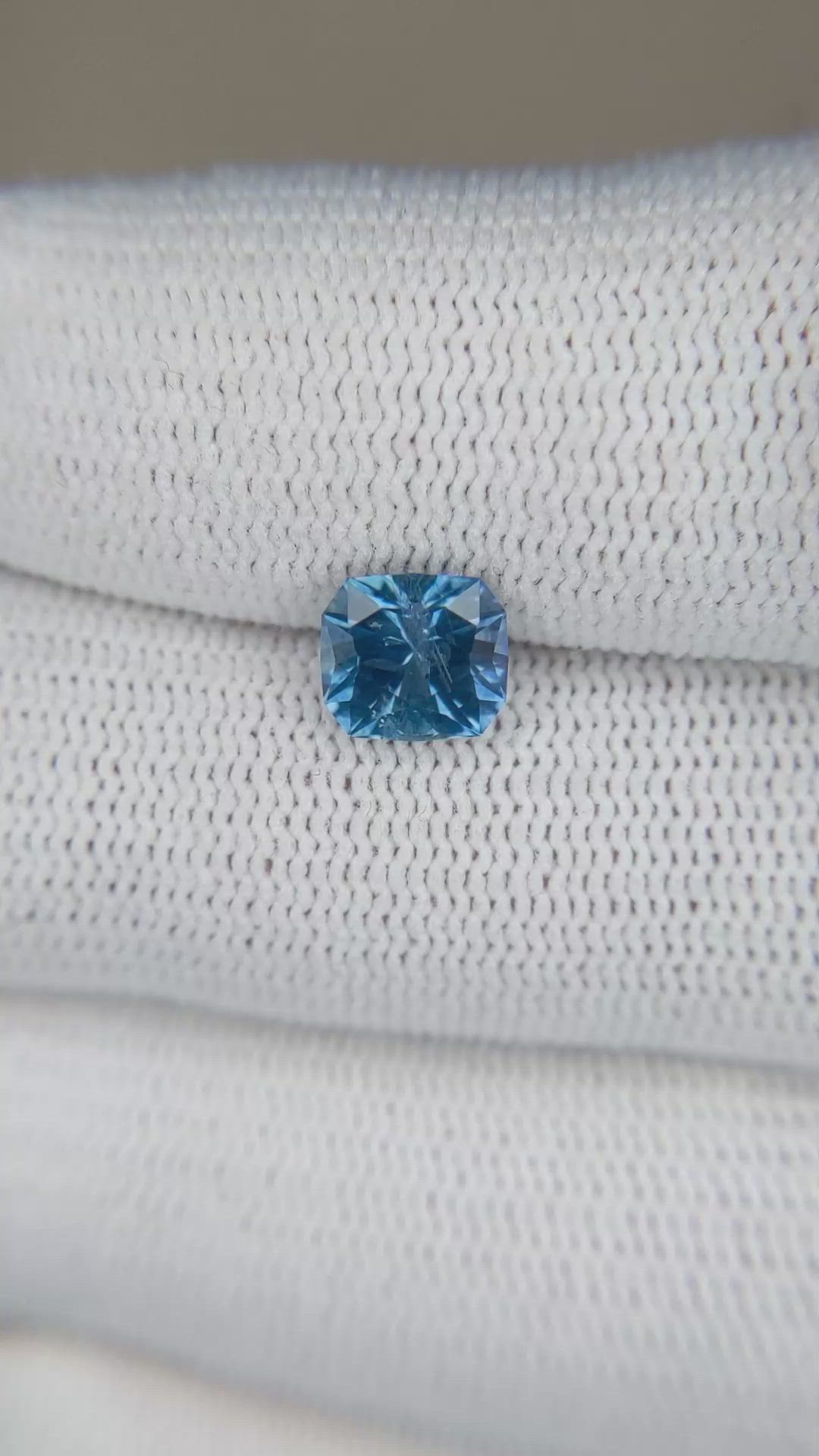 1.65 Ct. Blue Sapphire from Ceylon (Sri Lanka) Size Video