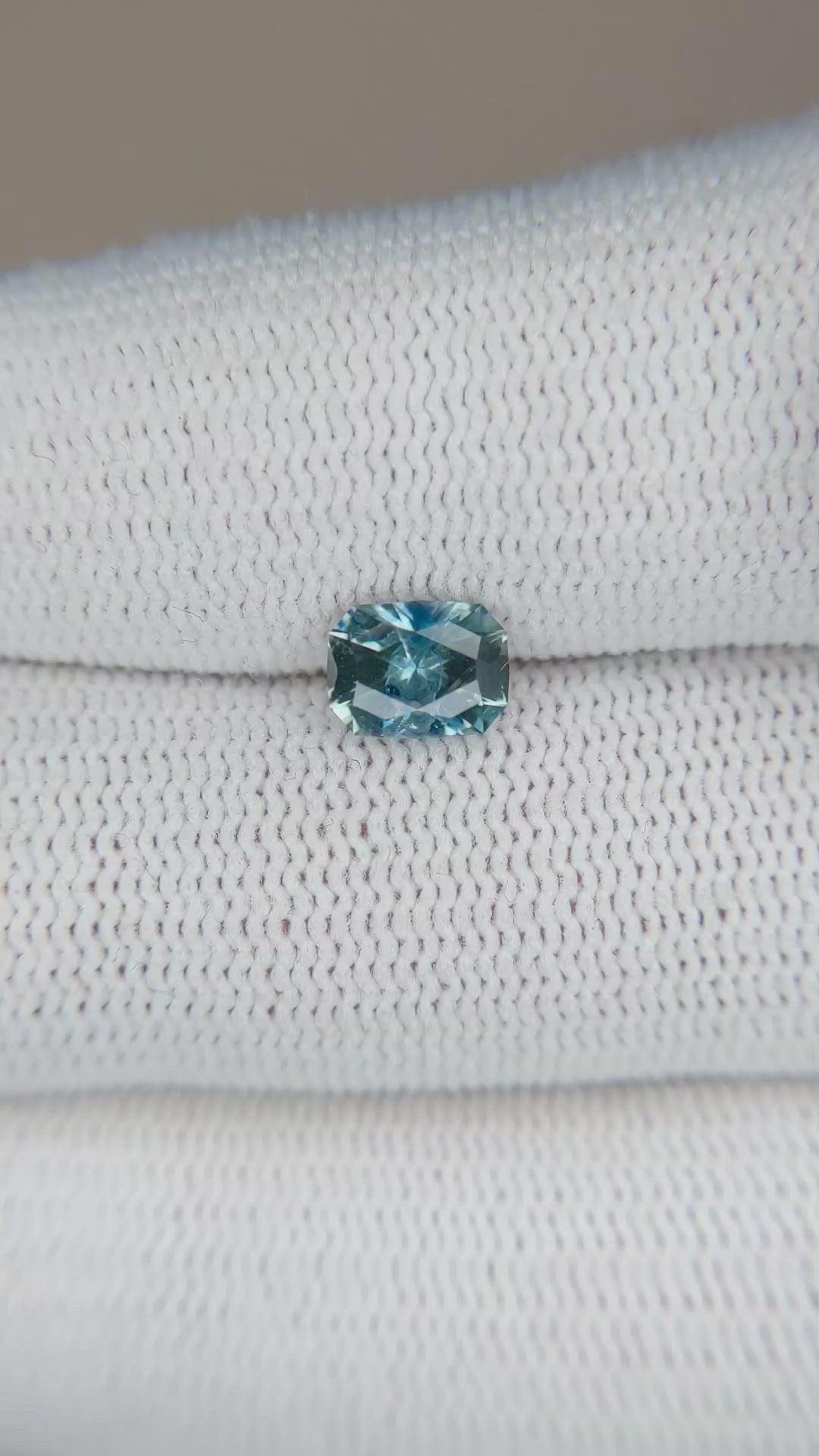 1.02 Ct. Blue Sapphire from Ceylon (Sri Lanka) Size Video