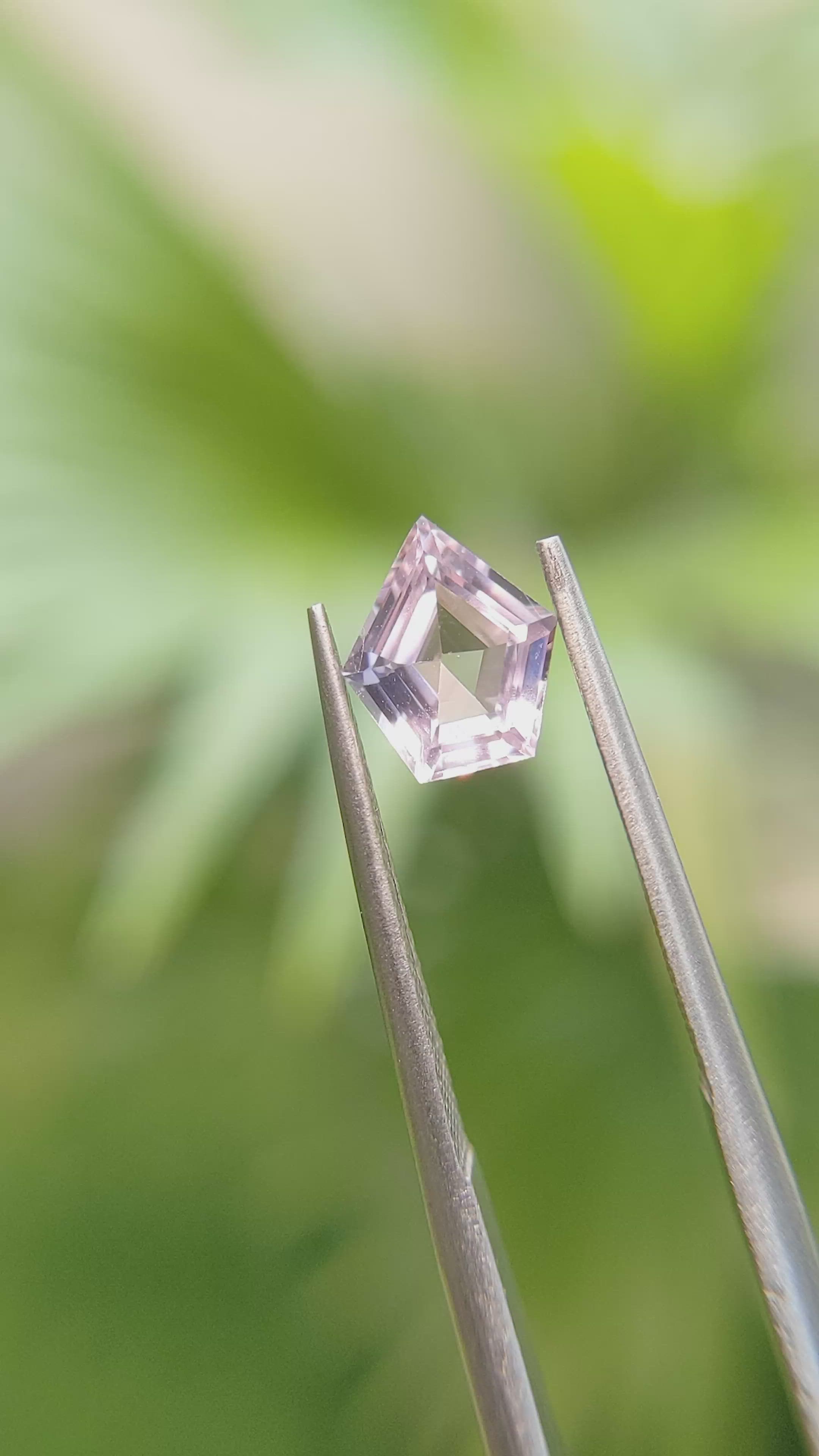 1.22 Ct. Pink Sapphire from Madagascar Size Video