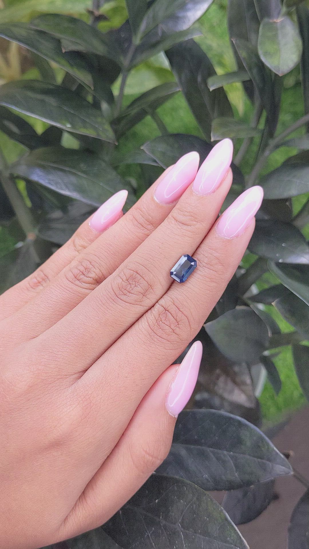 2.09 Ct. Blue Sapphire from Madagascar Size Video