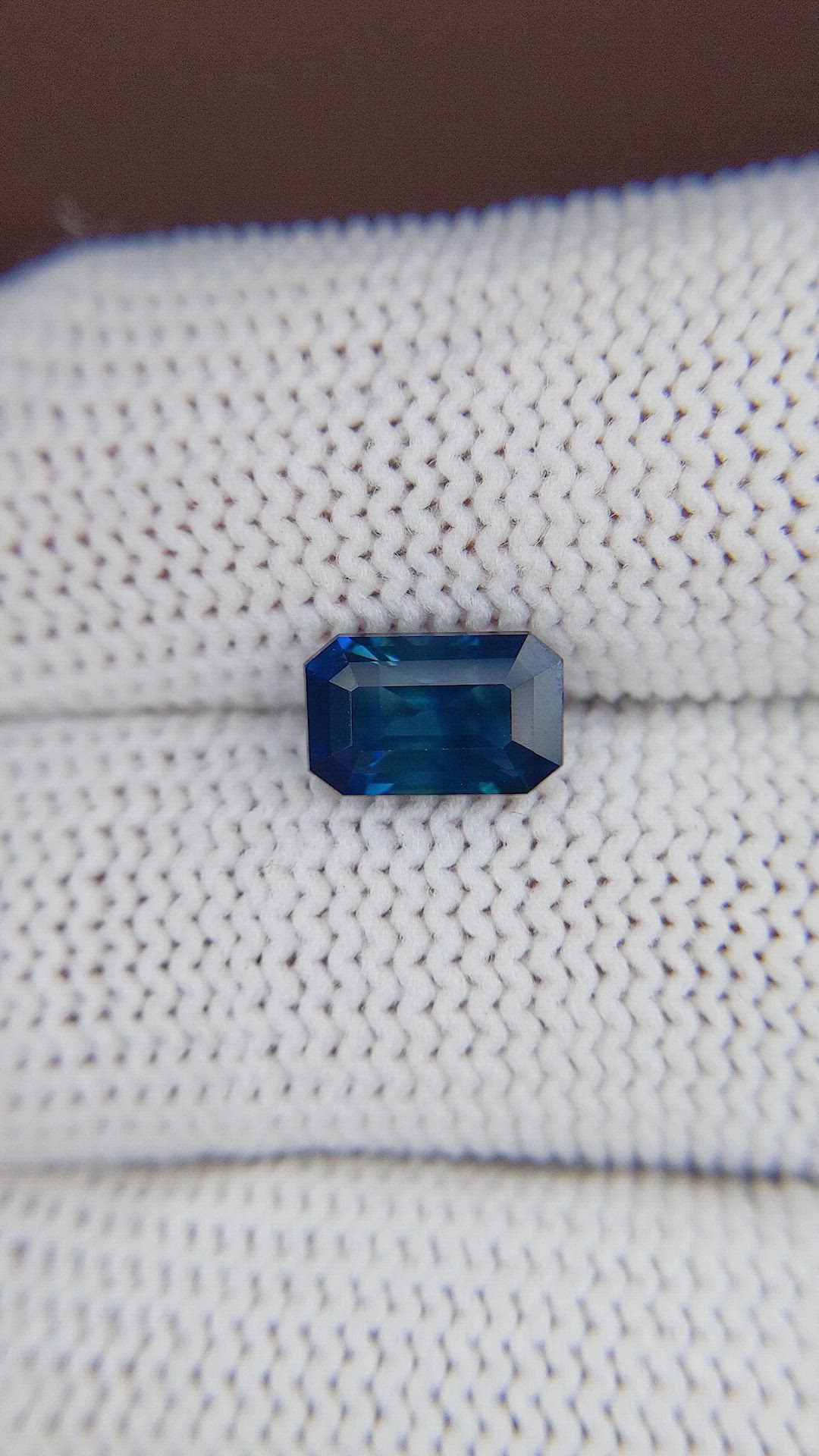 2.09 Ct. Blue Sapphire from Madagascar Size Video