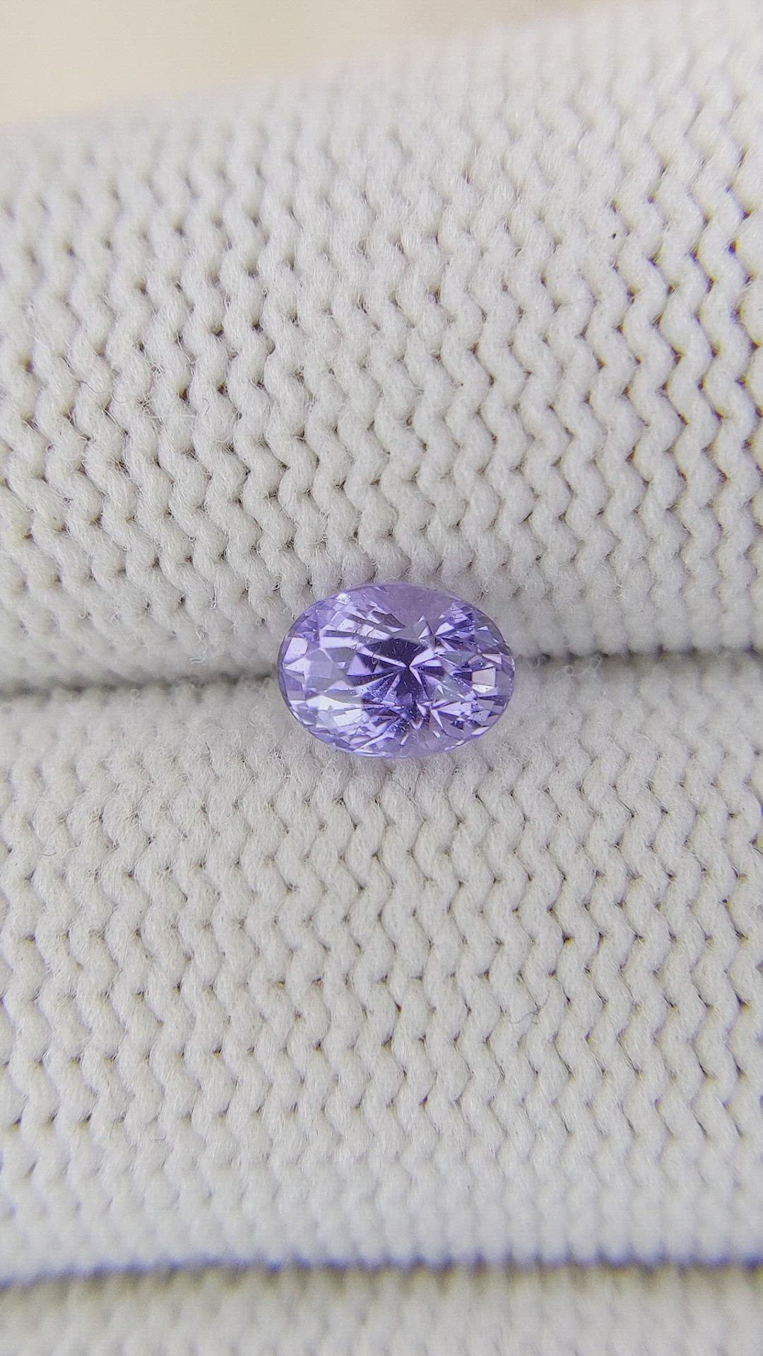 1.04 Ct. Violet Sapphire from Ceylon (Sri Lanka) Size Video