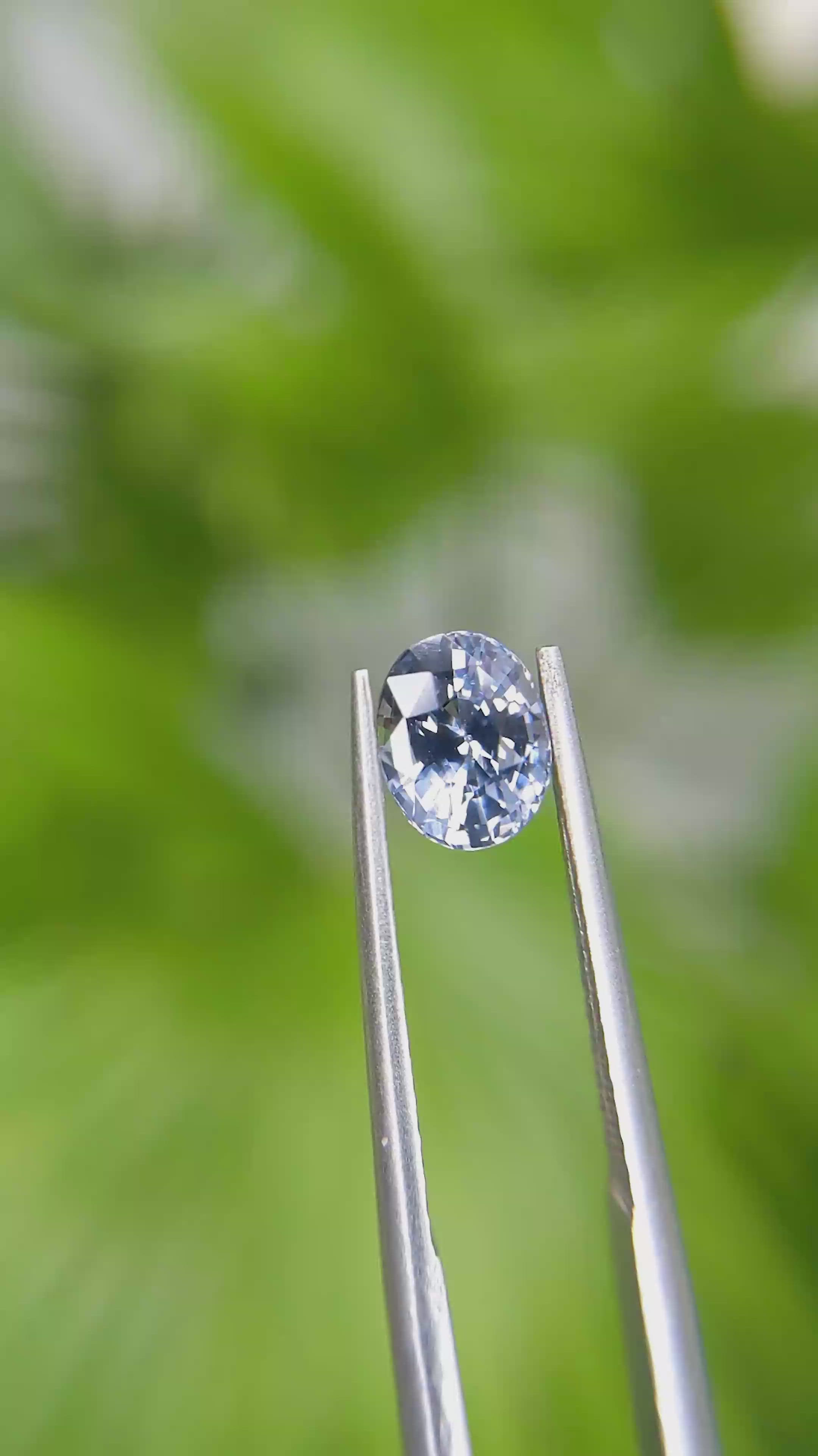 1.16 Ct. Blue Sapphire from Ceylon (Sri Lanka) Size Video
