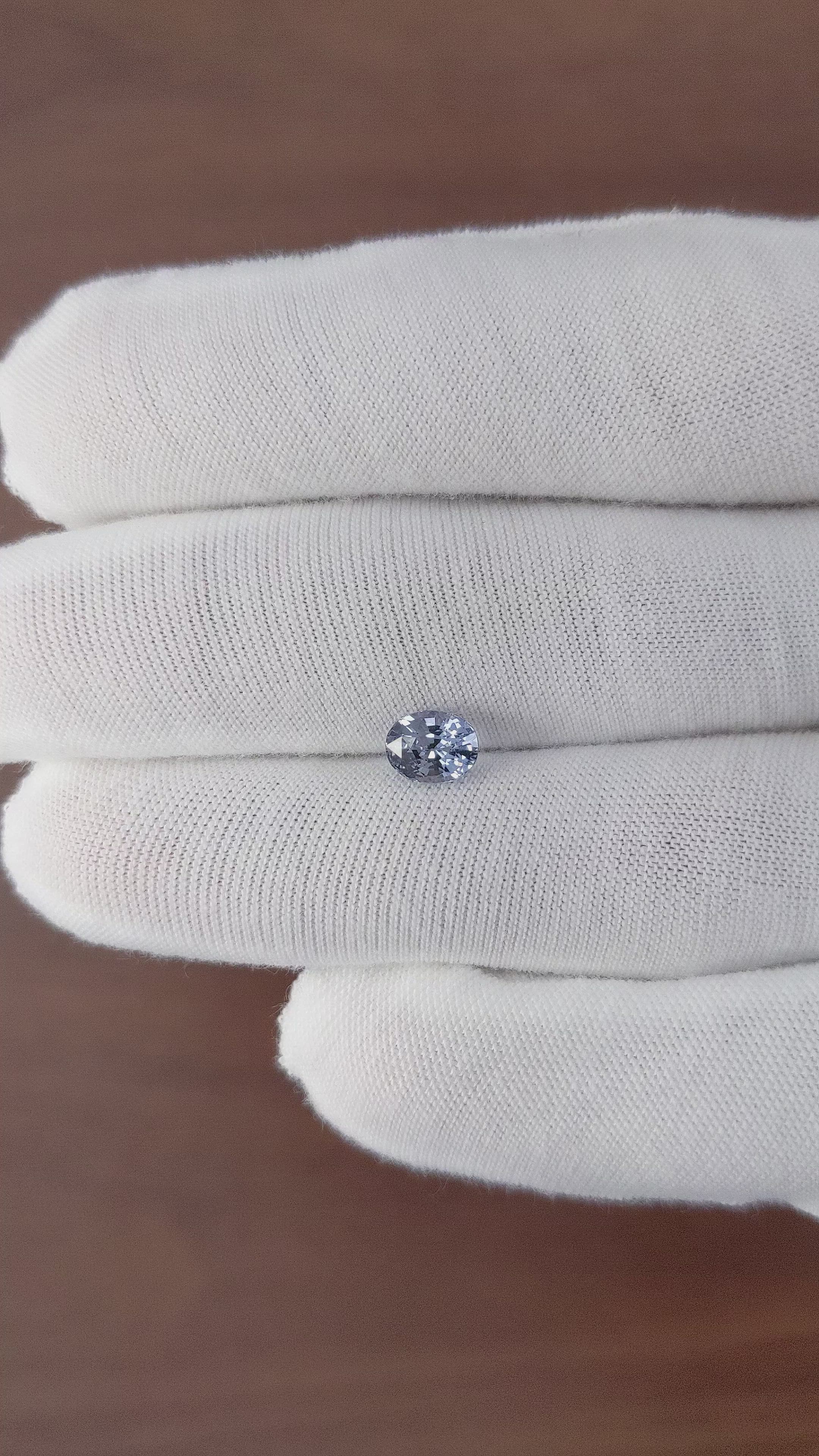 1.16 Ct. Blue Sapphire from Ceylon (Sri Lanka) Size Video