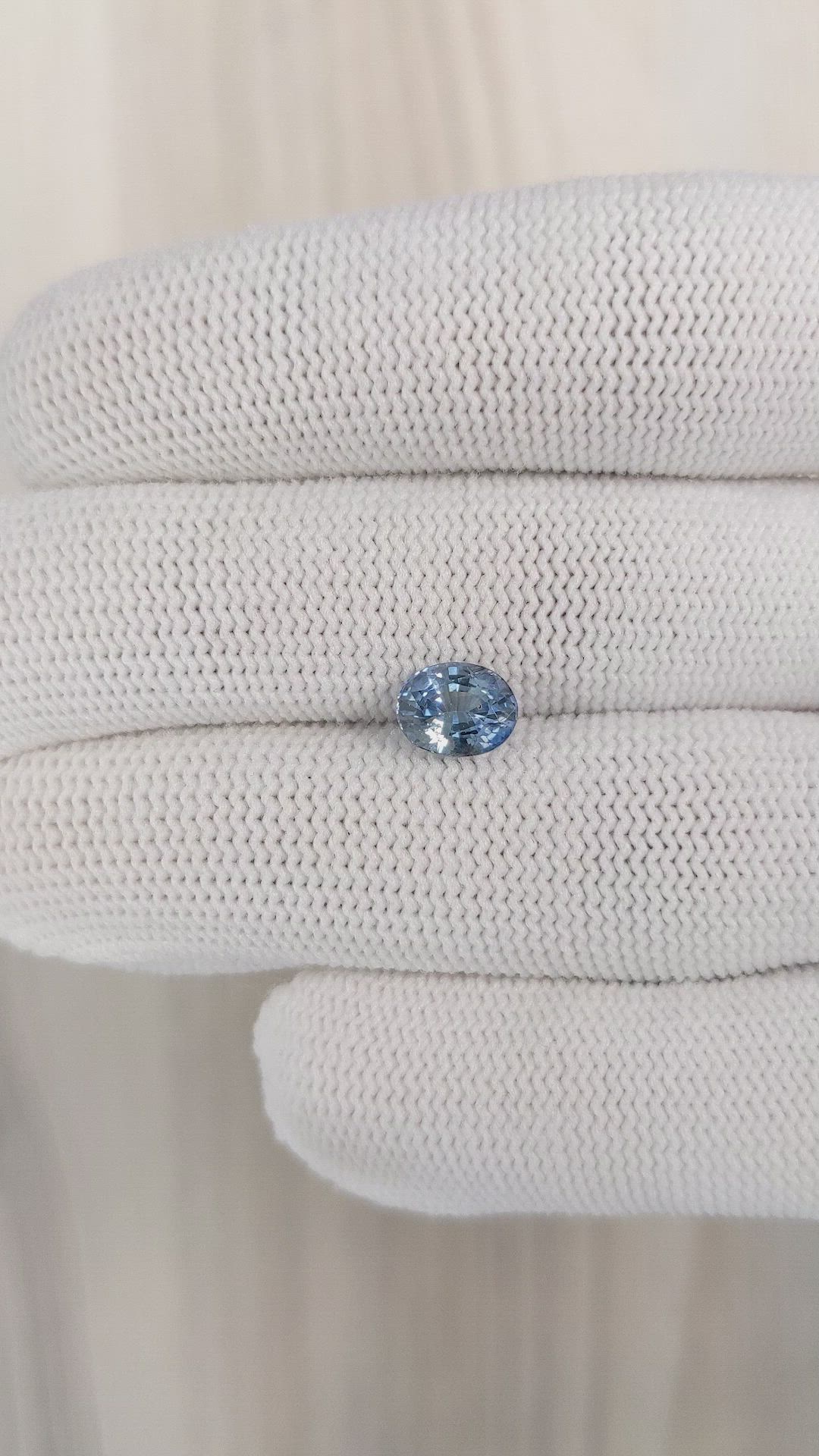 1.60 Ct. Blue Sapphire from Ceylon (Sri Lanka) Size Video