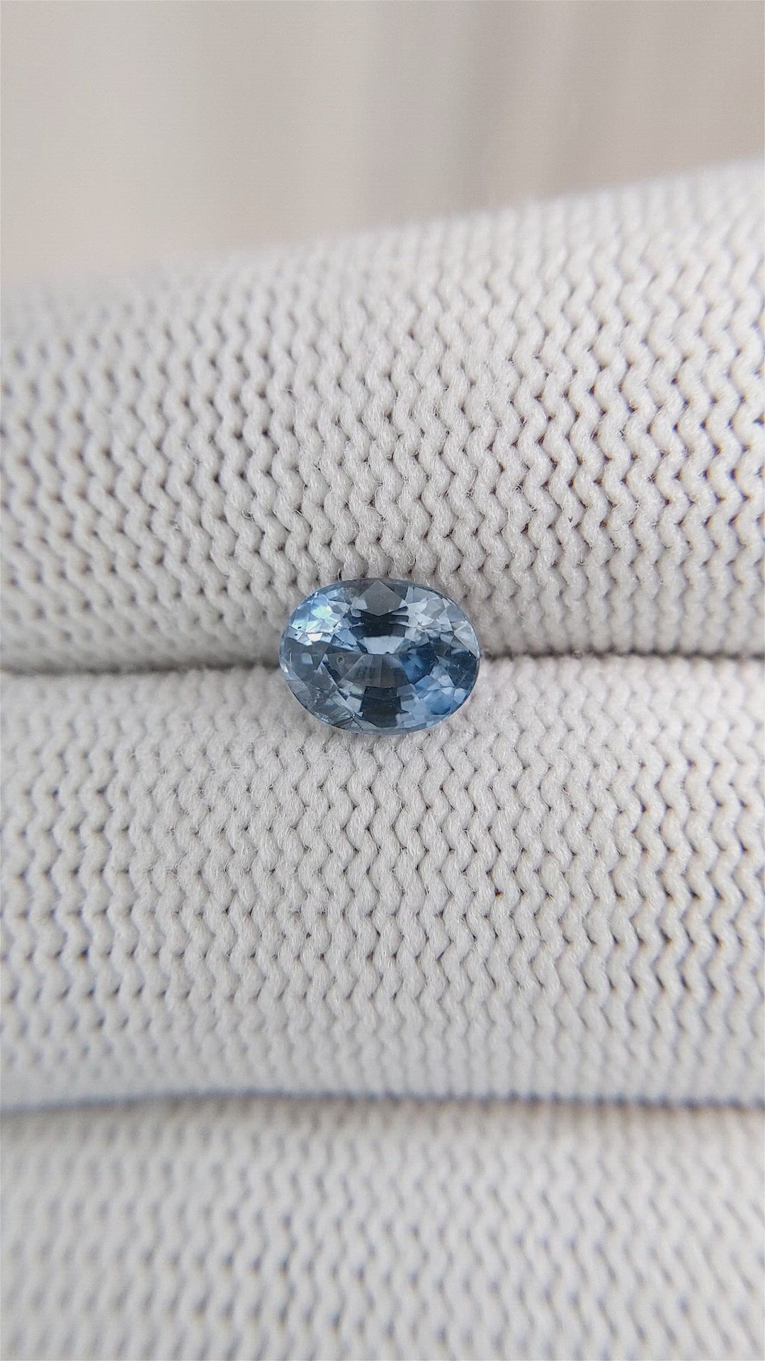 1.60 Ct. Blue Sapphire from Ceylon (Sri Lanka) Size Video