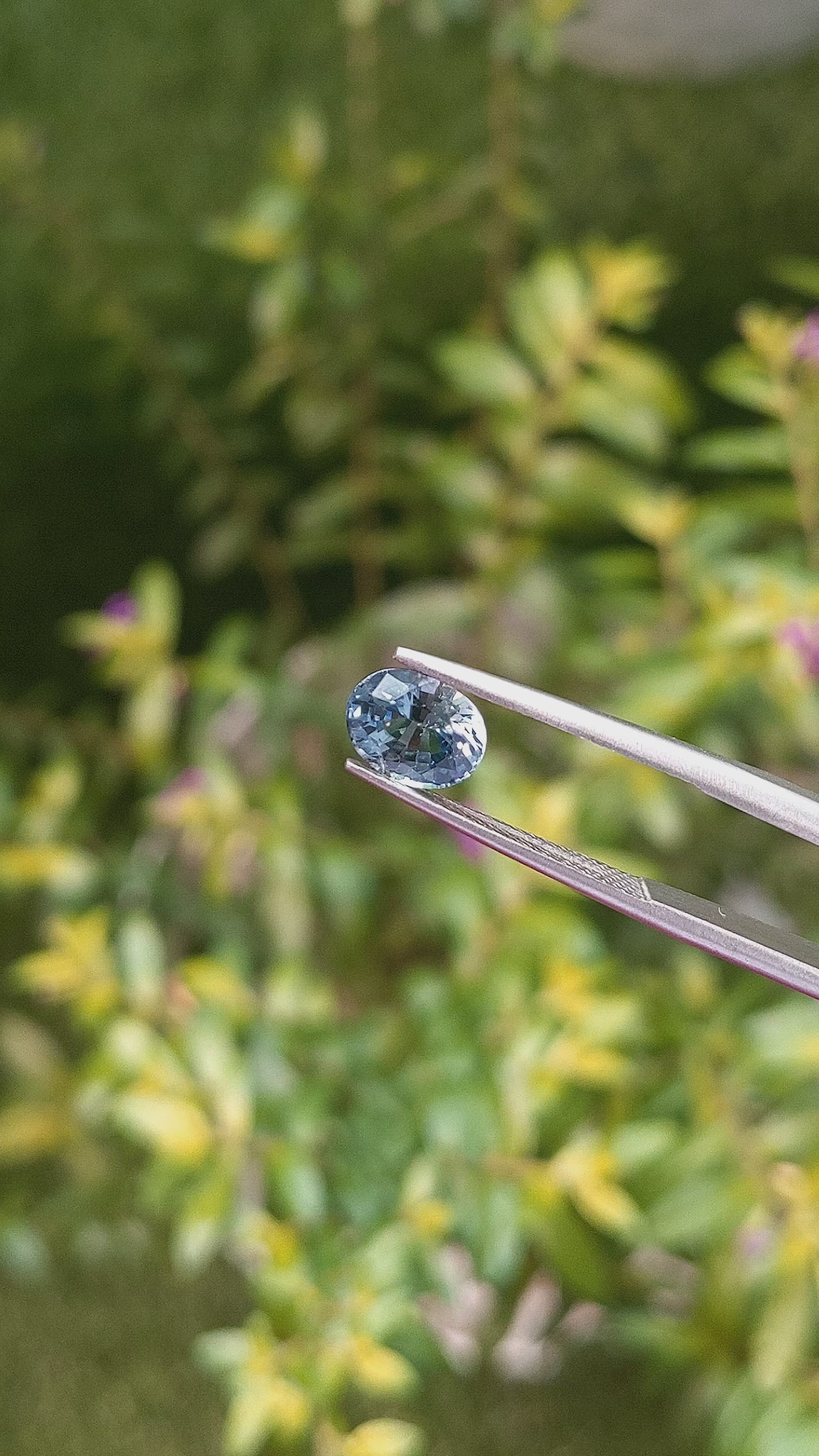 1.60 Ct. Blue Sapphire from Ceylon (Sri Lanka) Size Video