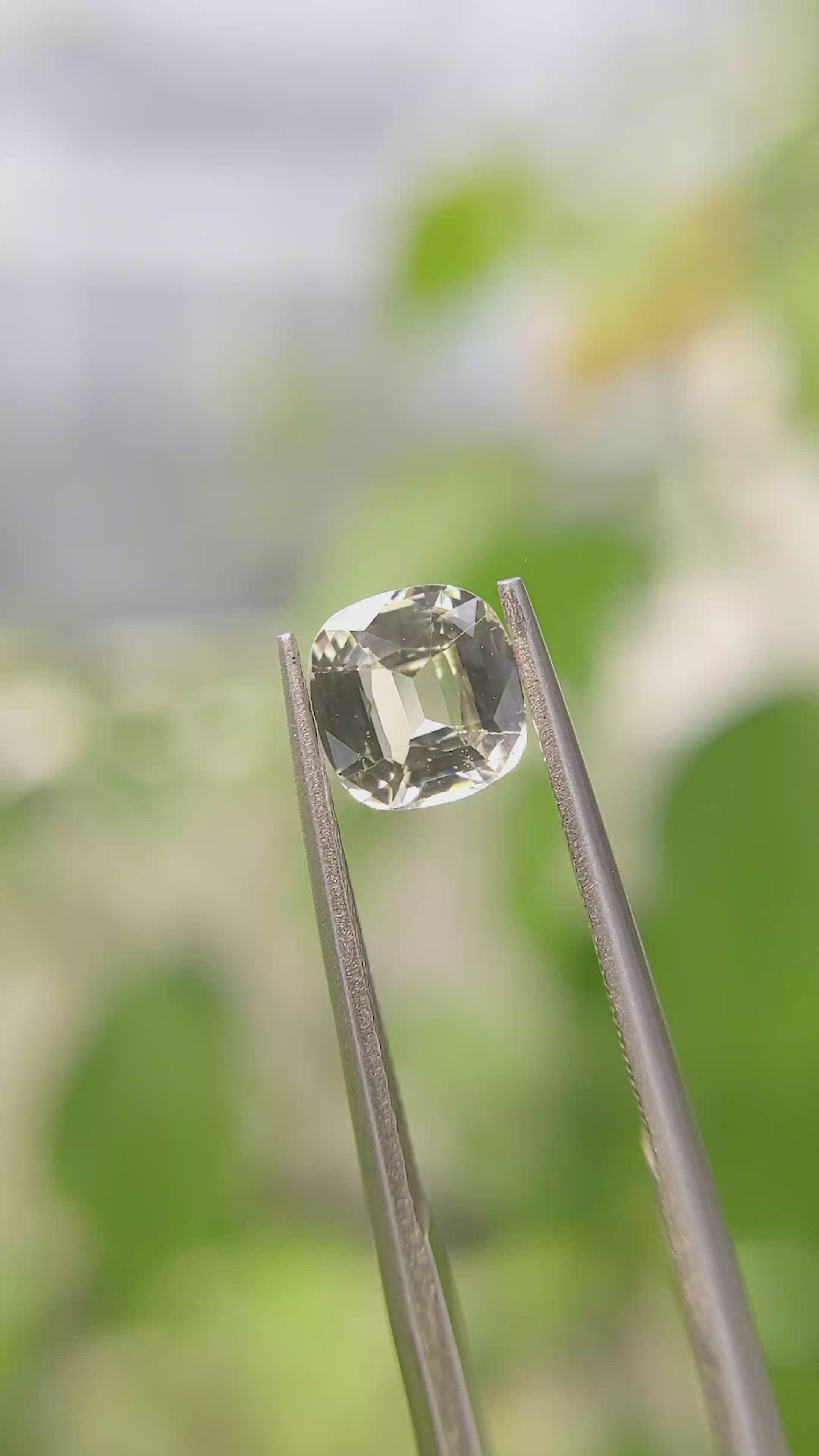 1.26 Ct. Yellow Sapphire from Madagascar Size Video