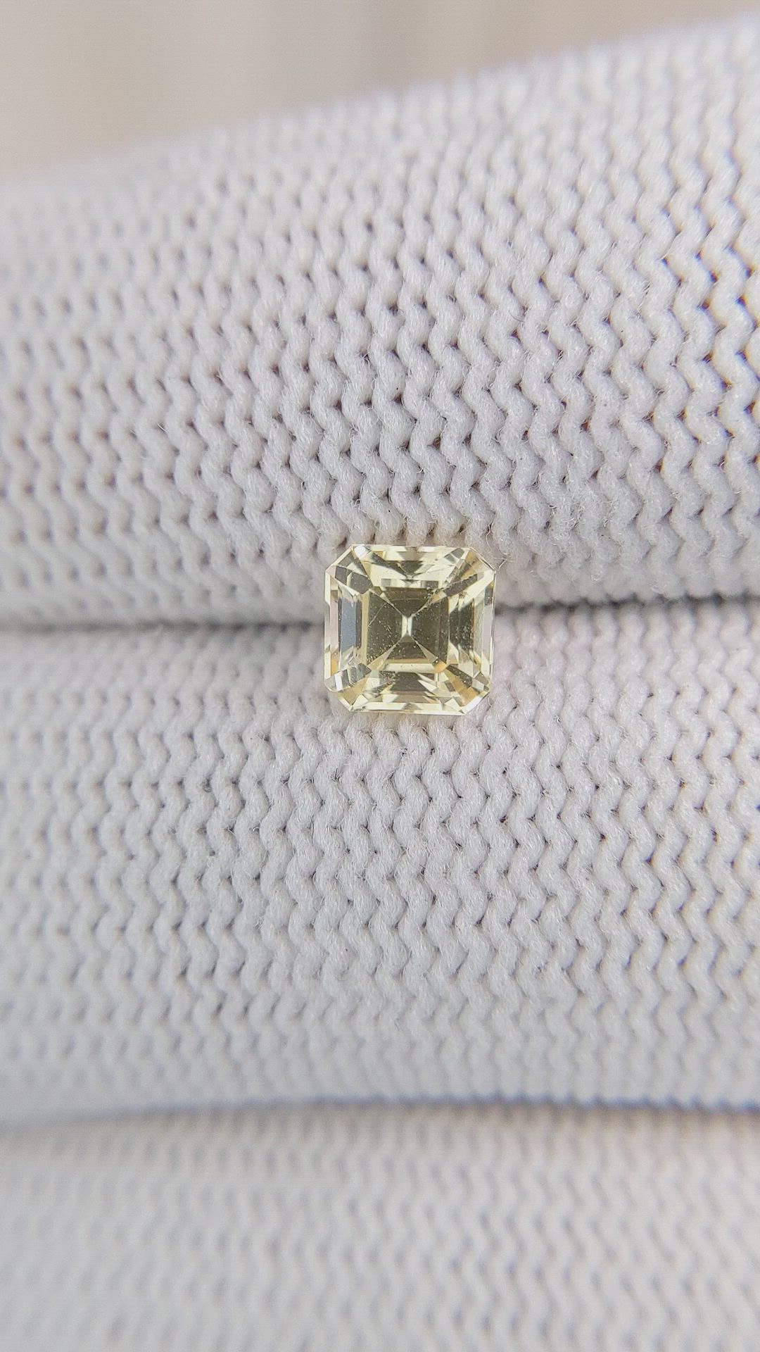 1.26 Ct. Yellow Sapphire from Madagascar Size Video