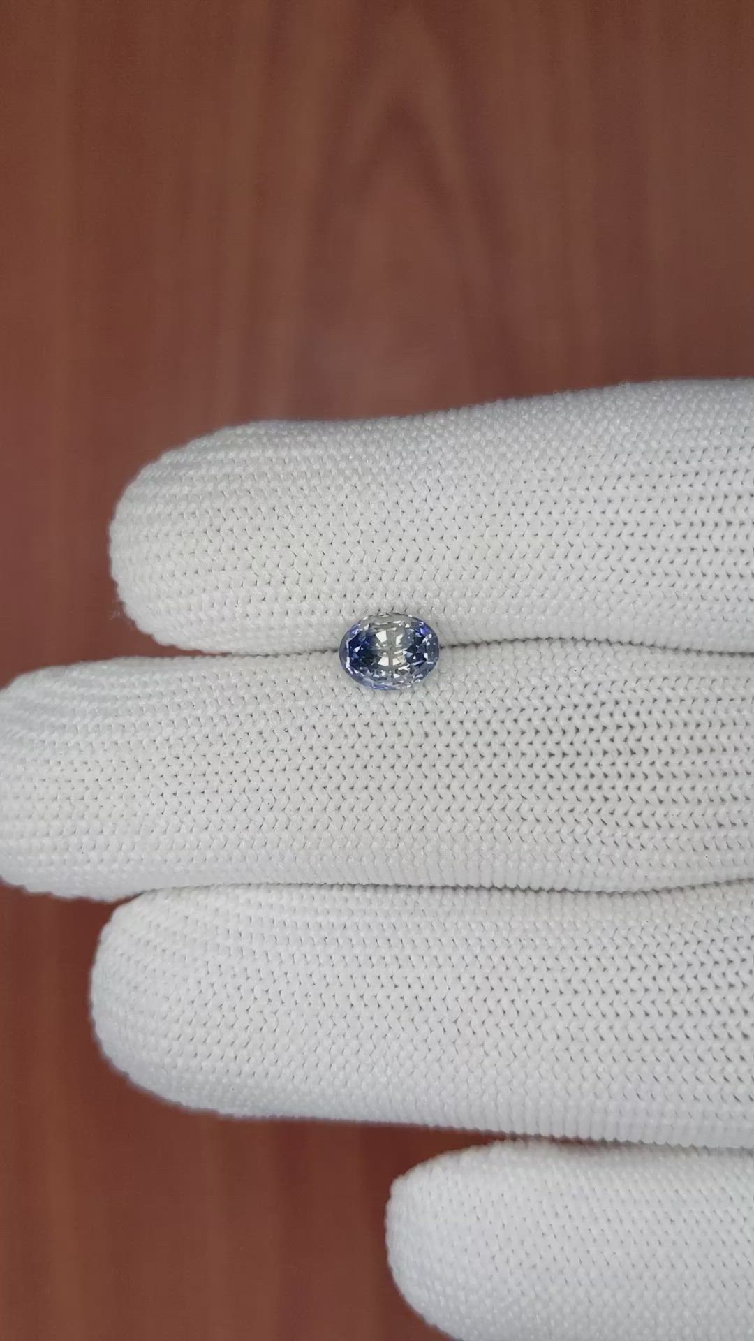 1.51 Ct. Bi Color Sapphire from Ceylon (Sri Lanka) Size Video