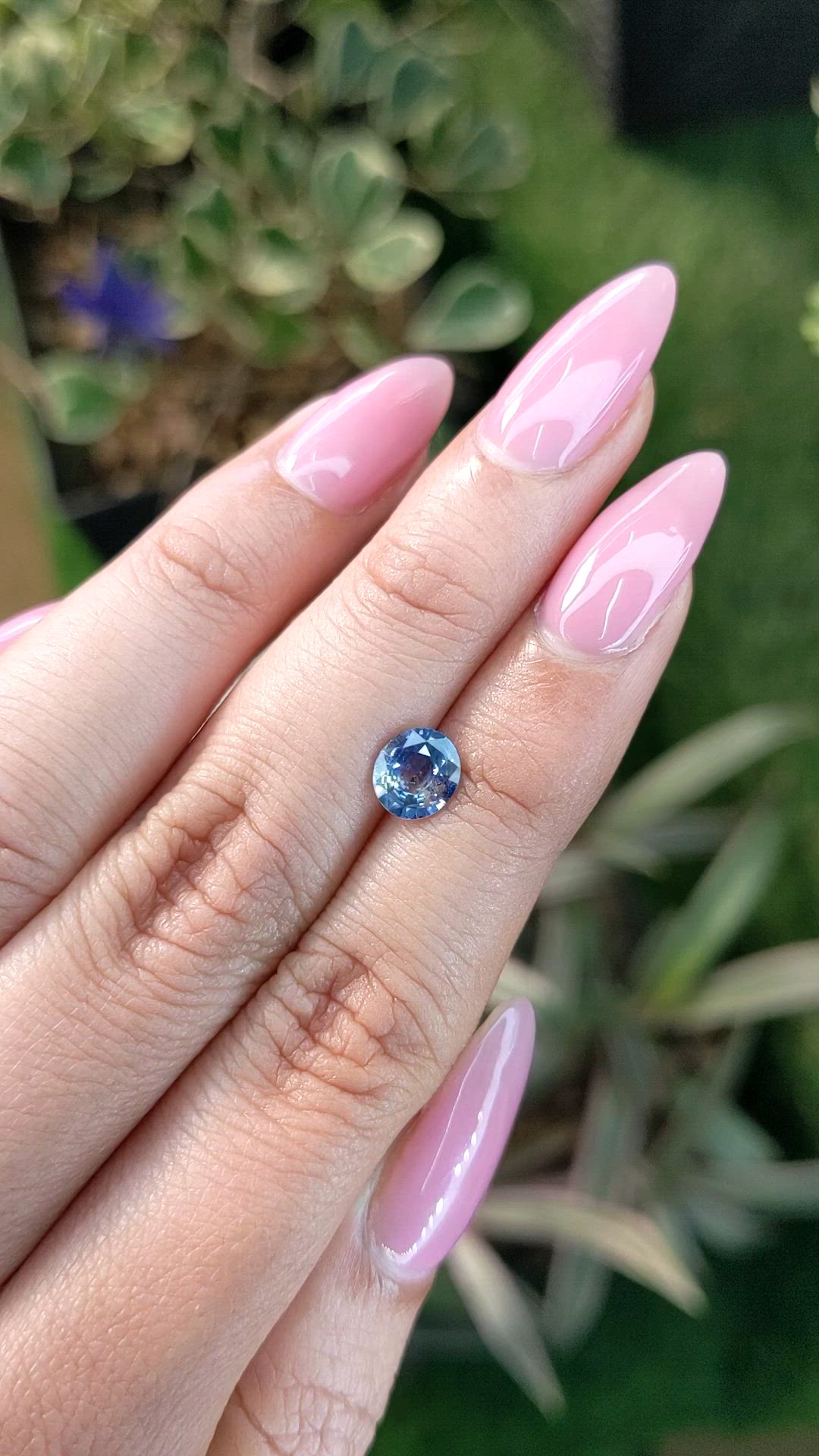 1.10 Ct. Bi Color Sapphire from Ceylon (Sri Lanka) Size Video