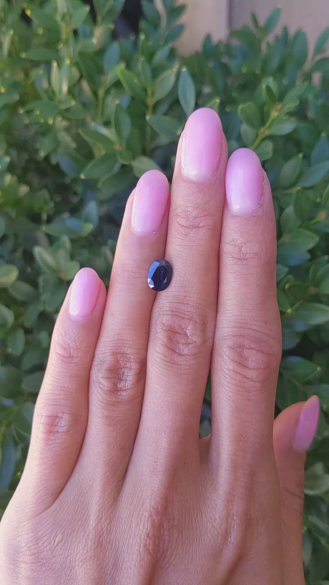 1.53 Ct. Blue Sapphire from Ceylon (Sri Lanka) Size Video