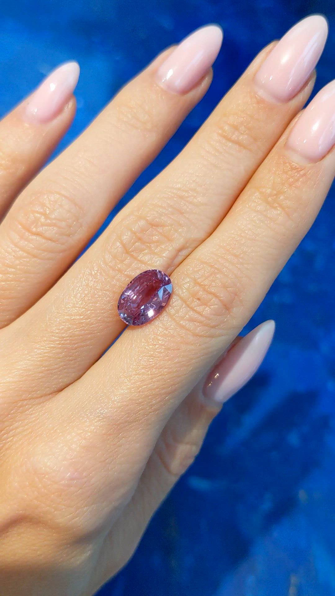4.07 Ct. Pink Sapphire from Madagascar Size Video