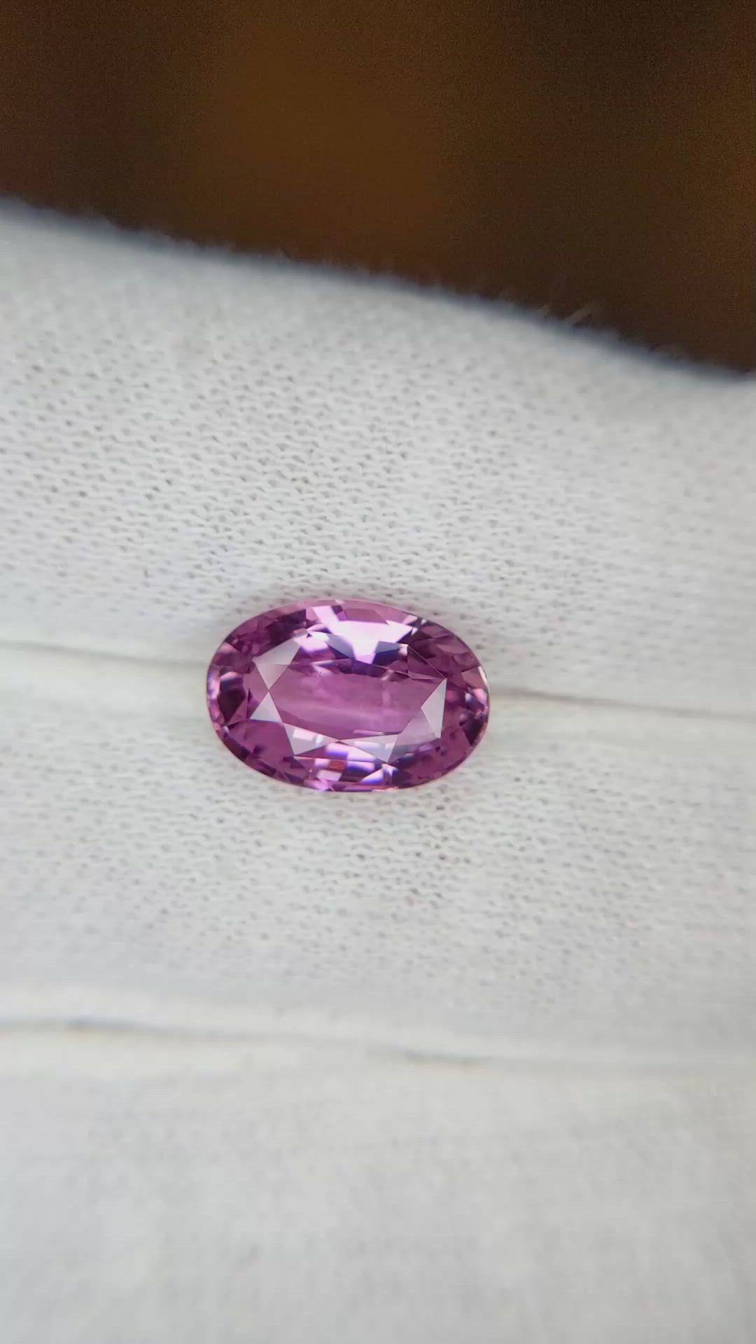 4.07 Ct. Pink Sapphire from Madagascar Size Video