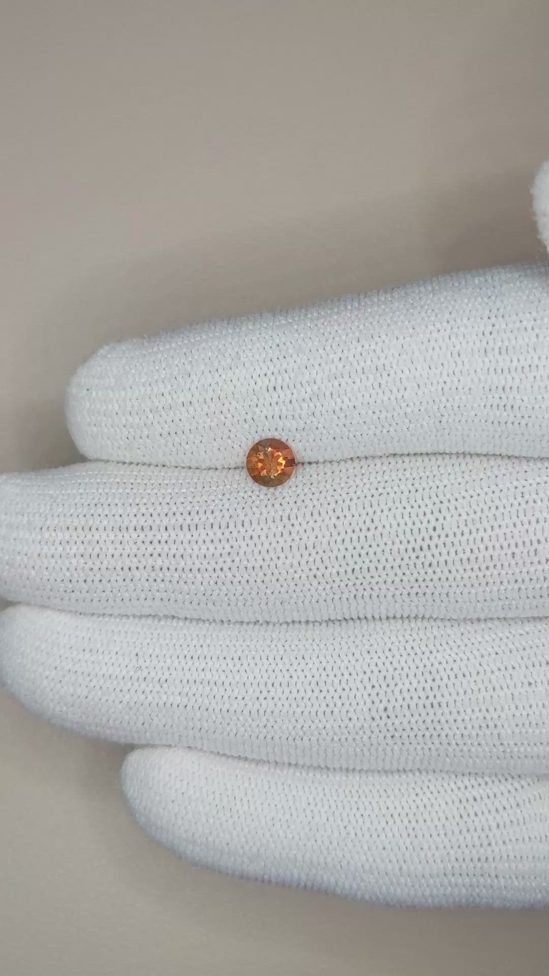 0.60 Ct. Bi Color Sapphire from Montana Size Video